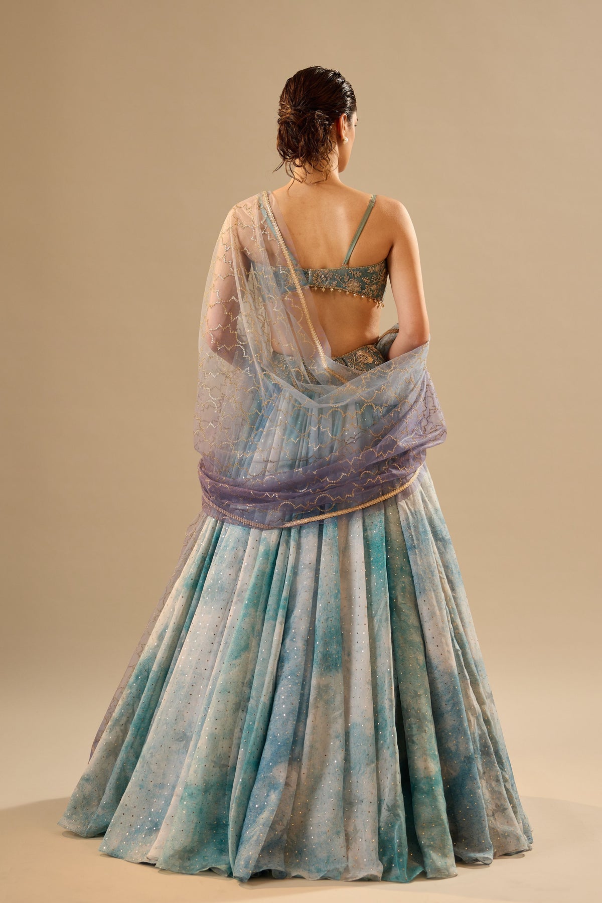 Shades Of Grey Lehenga Set
