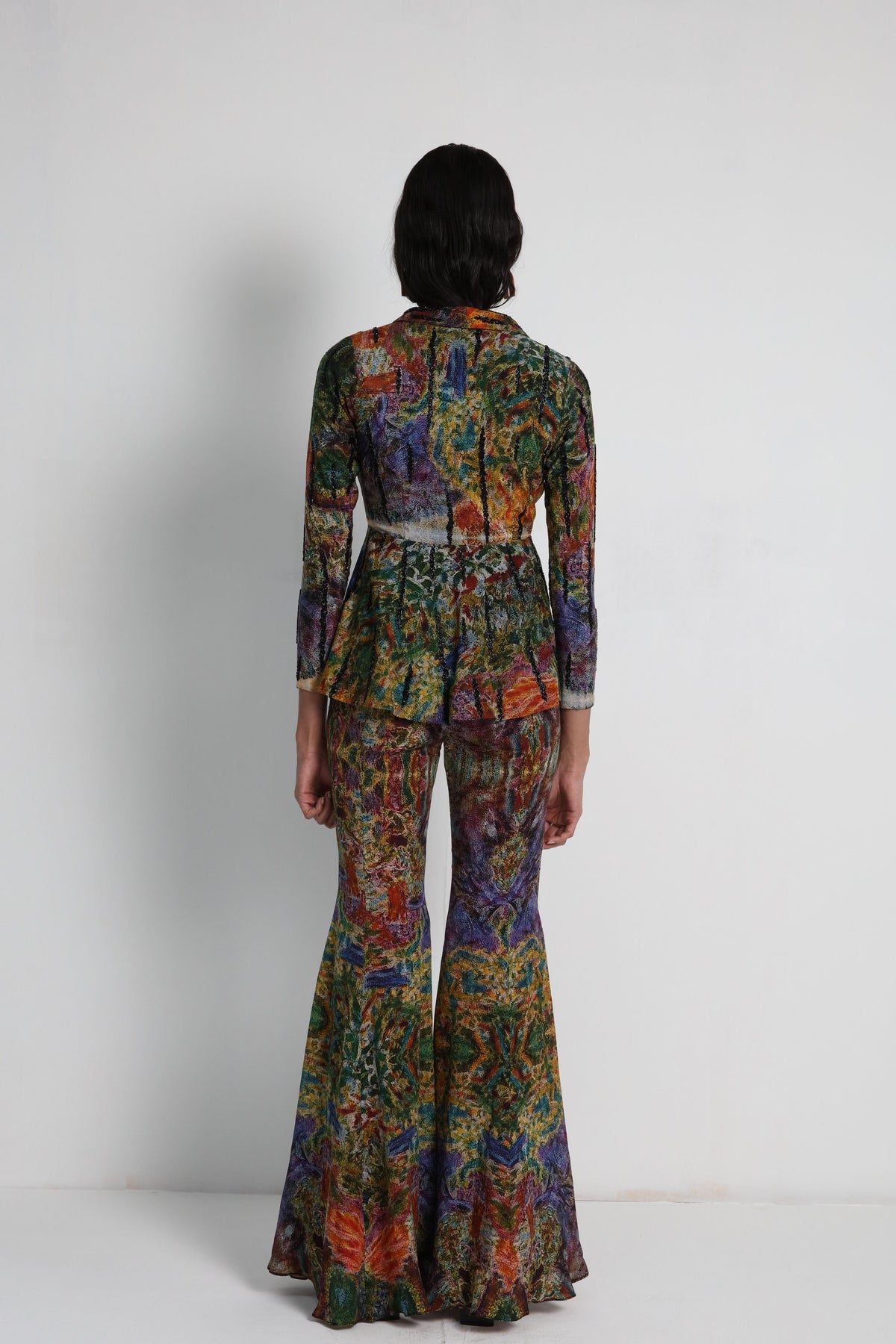 Multicolour Printed Sharara Set