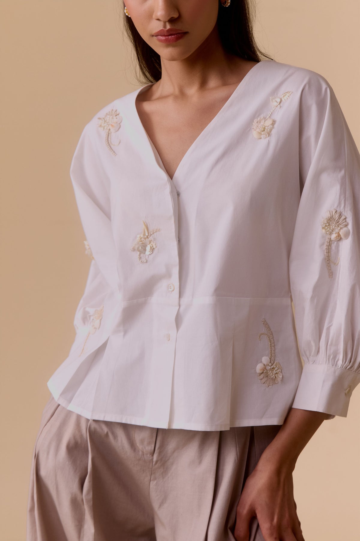 White Sienna Top