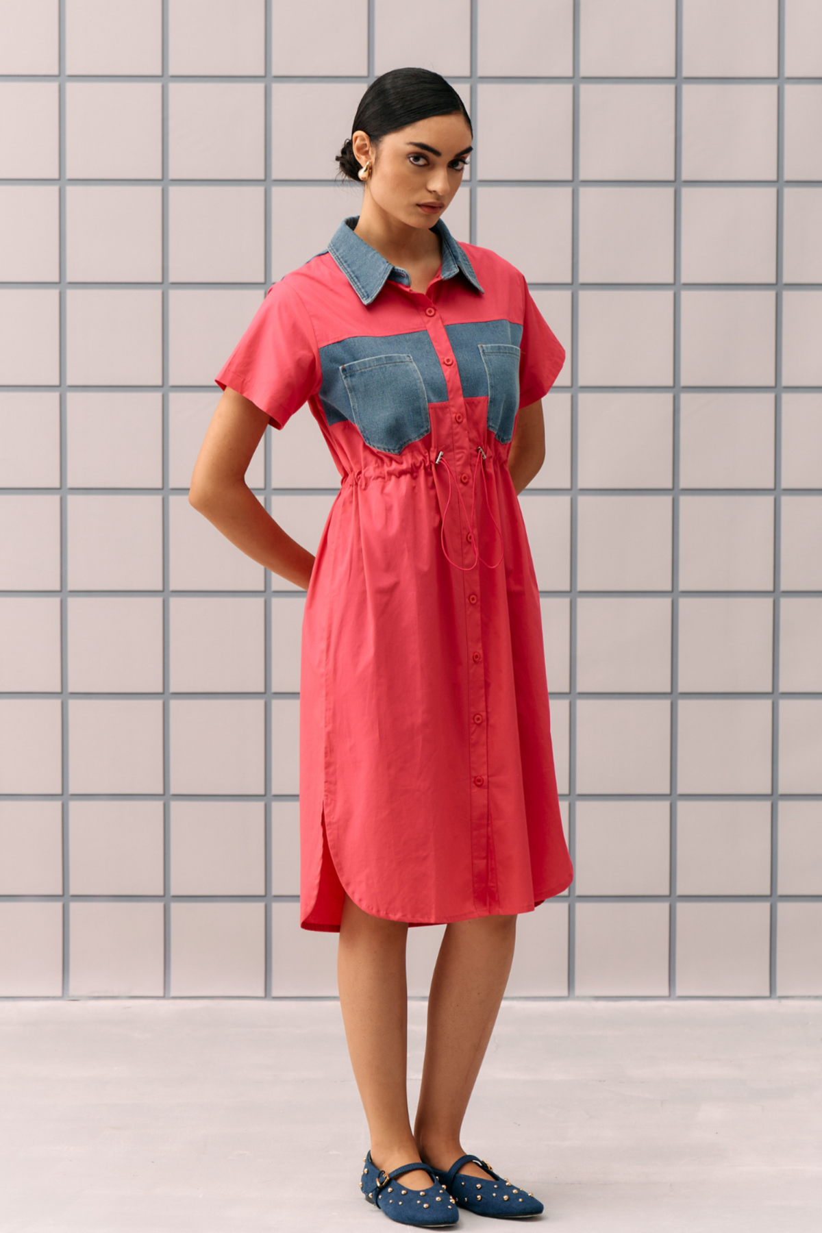 Fuscia Alles Dress