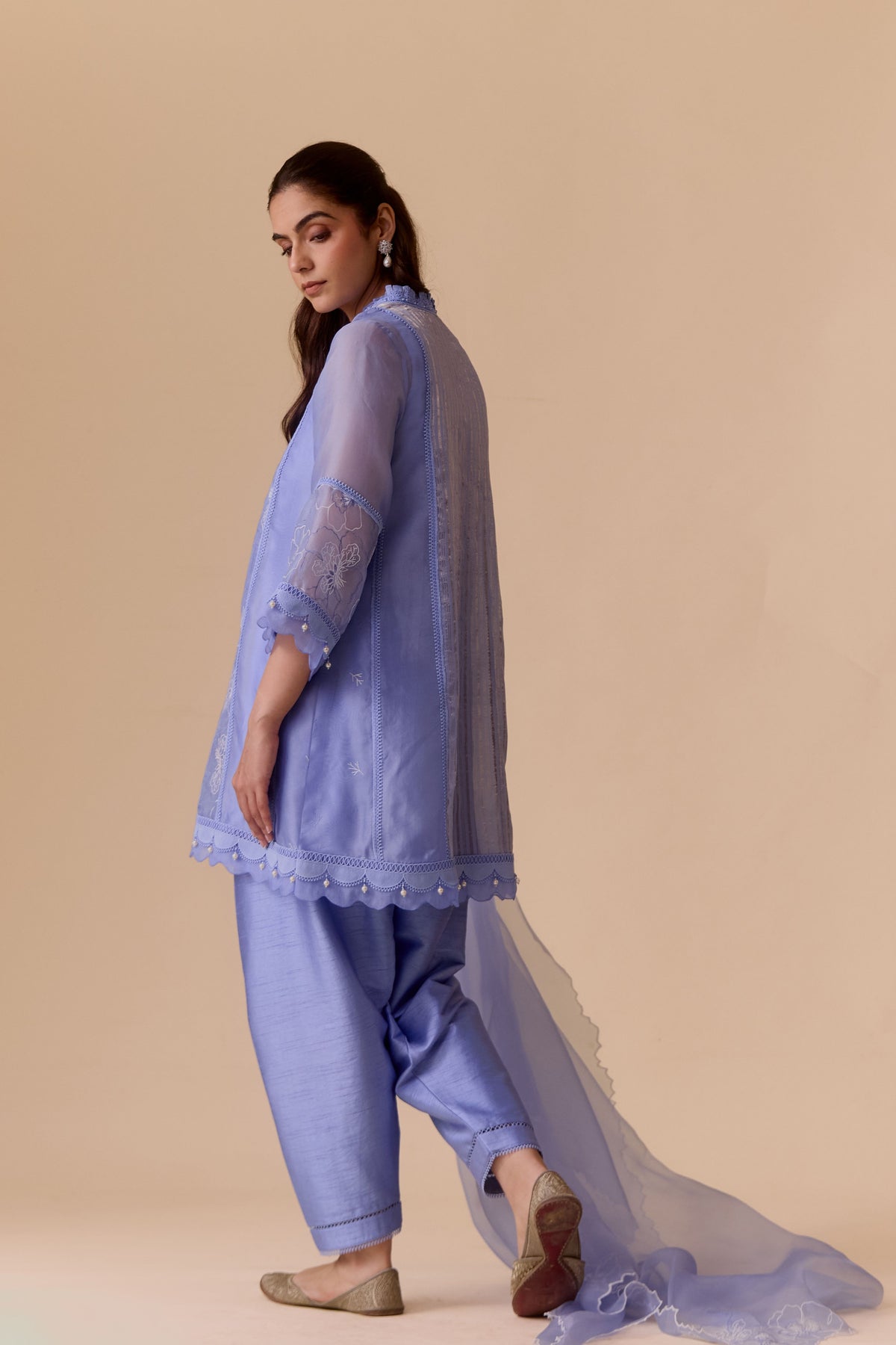 Farida Blue Kurta Set