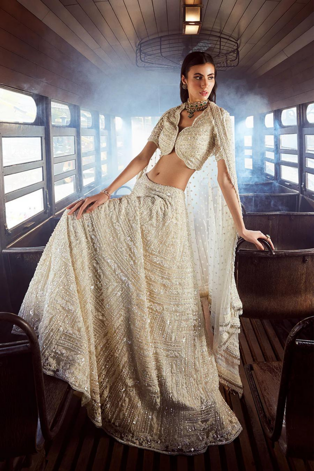 Arcadia Ivory Lehenga