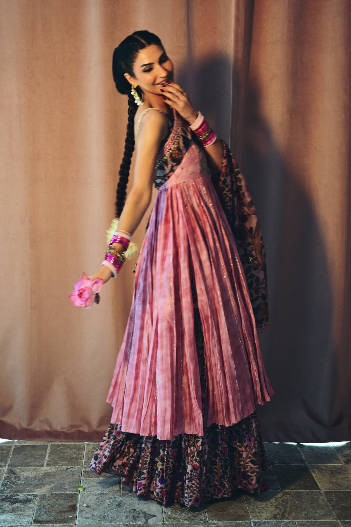 Kiran Malik In Ghoomer Anarkali Set
