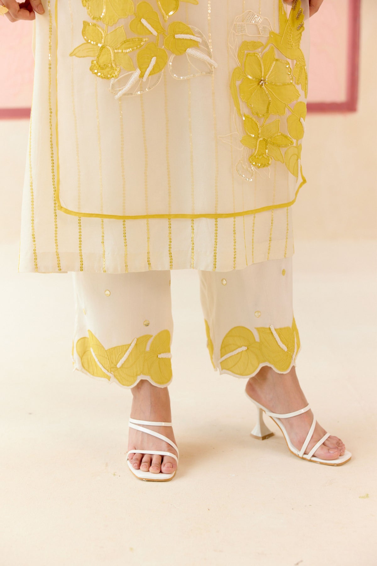 Mustard Kurta Set