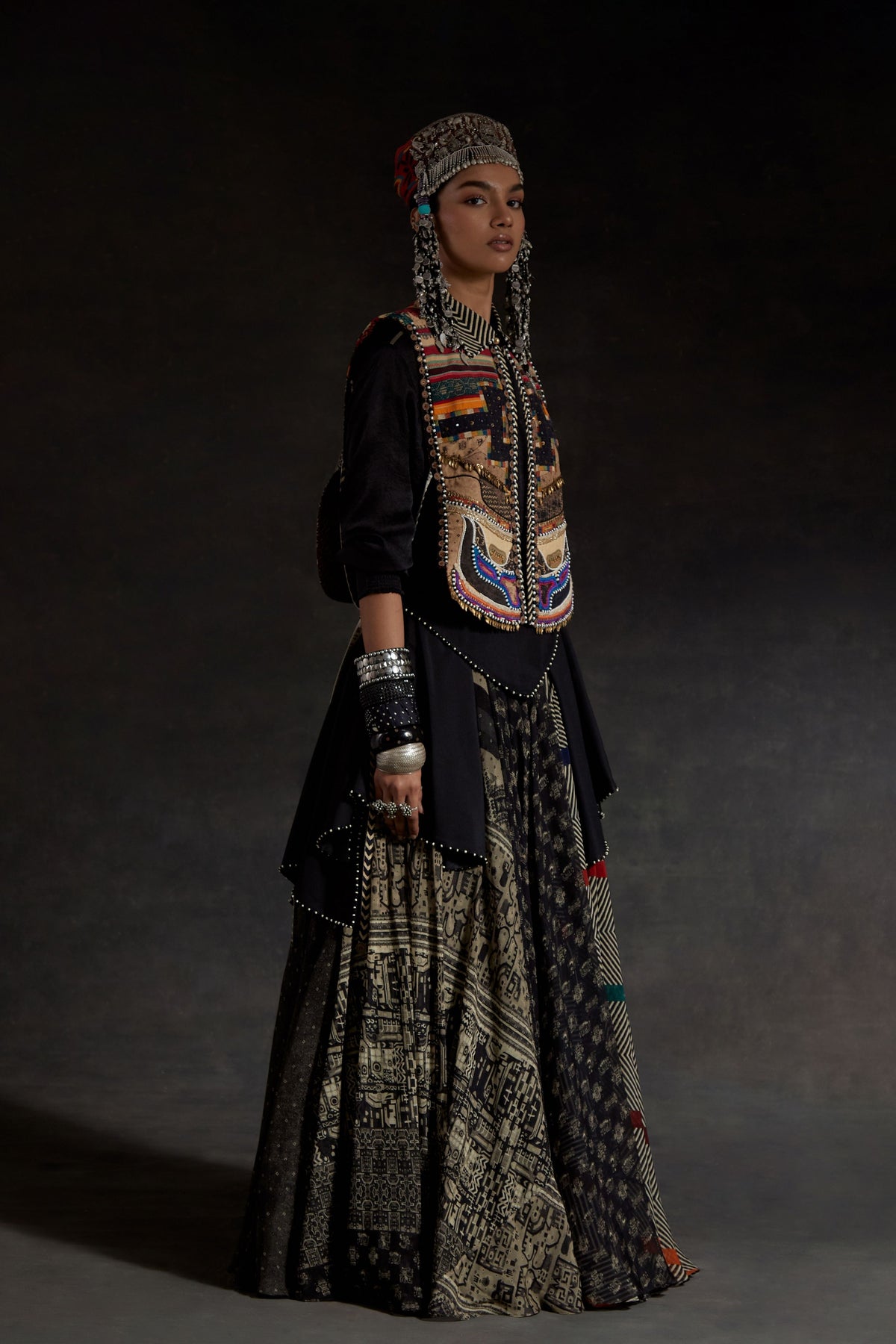 Zuri Surmai Gilet Set