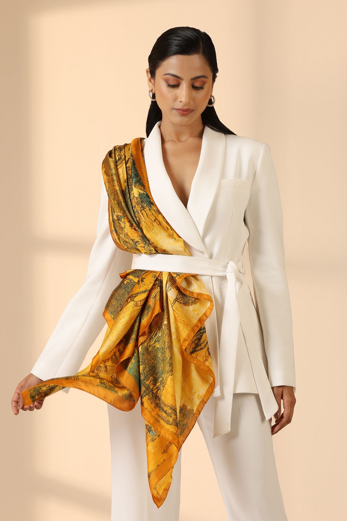 Flora Silk Scarf