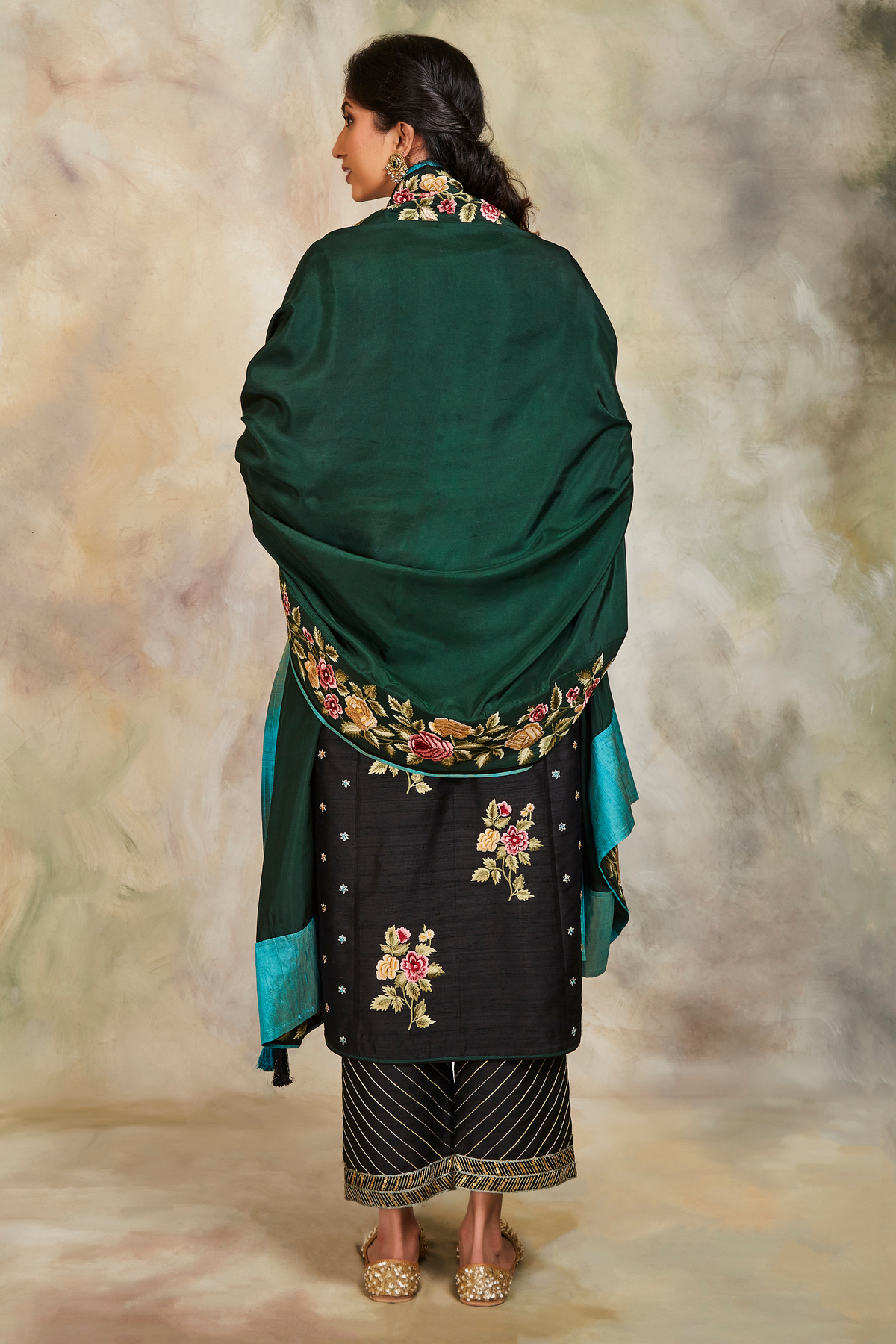 Black kurta set