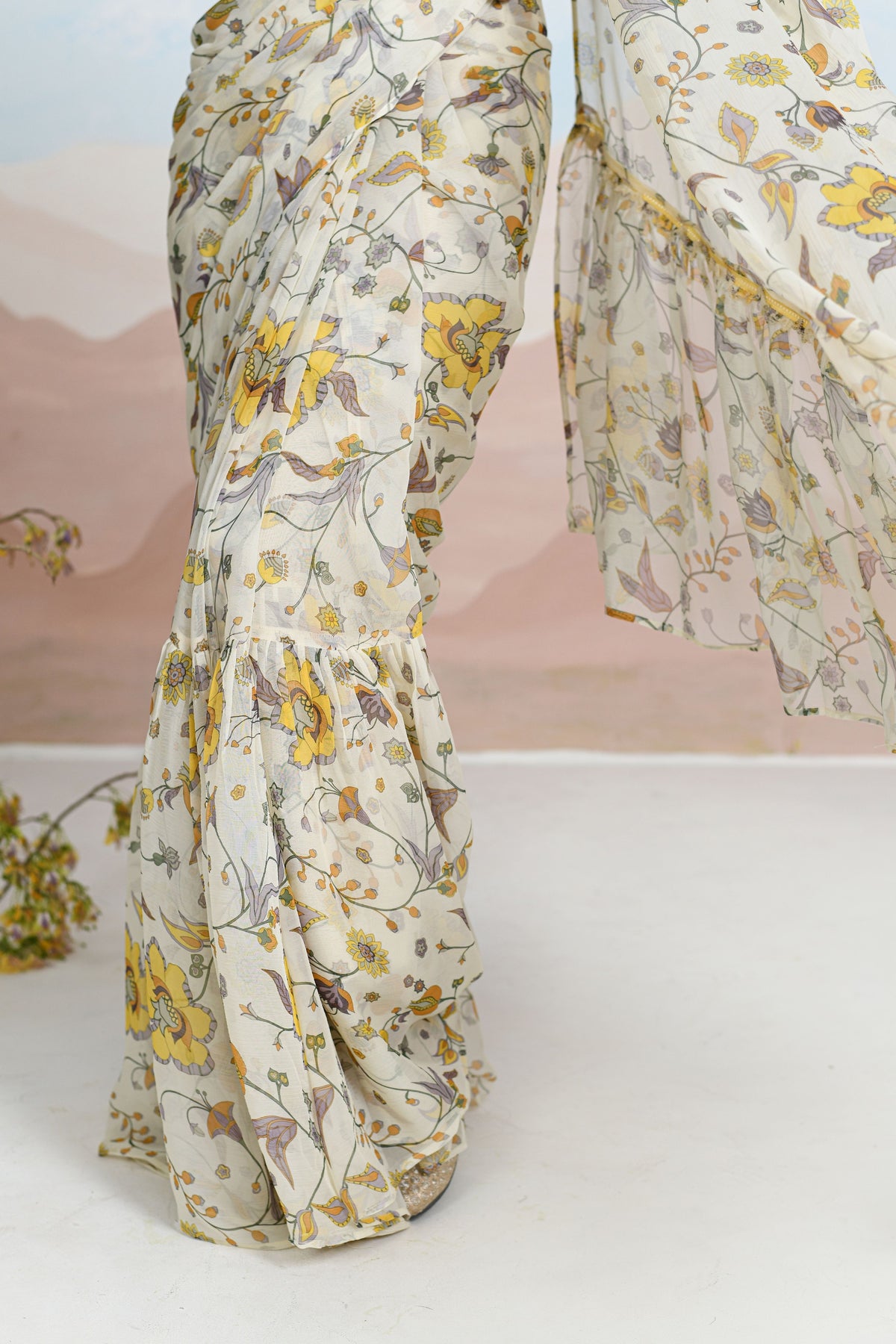 Sundrenched Saree Set