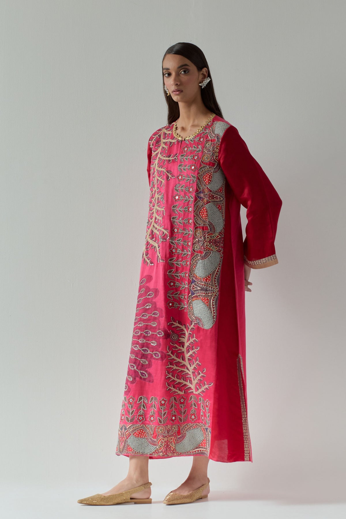 Fuchsia  Kaftan