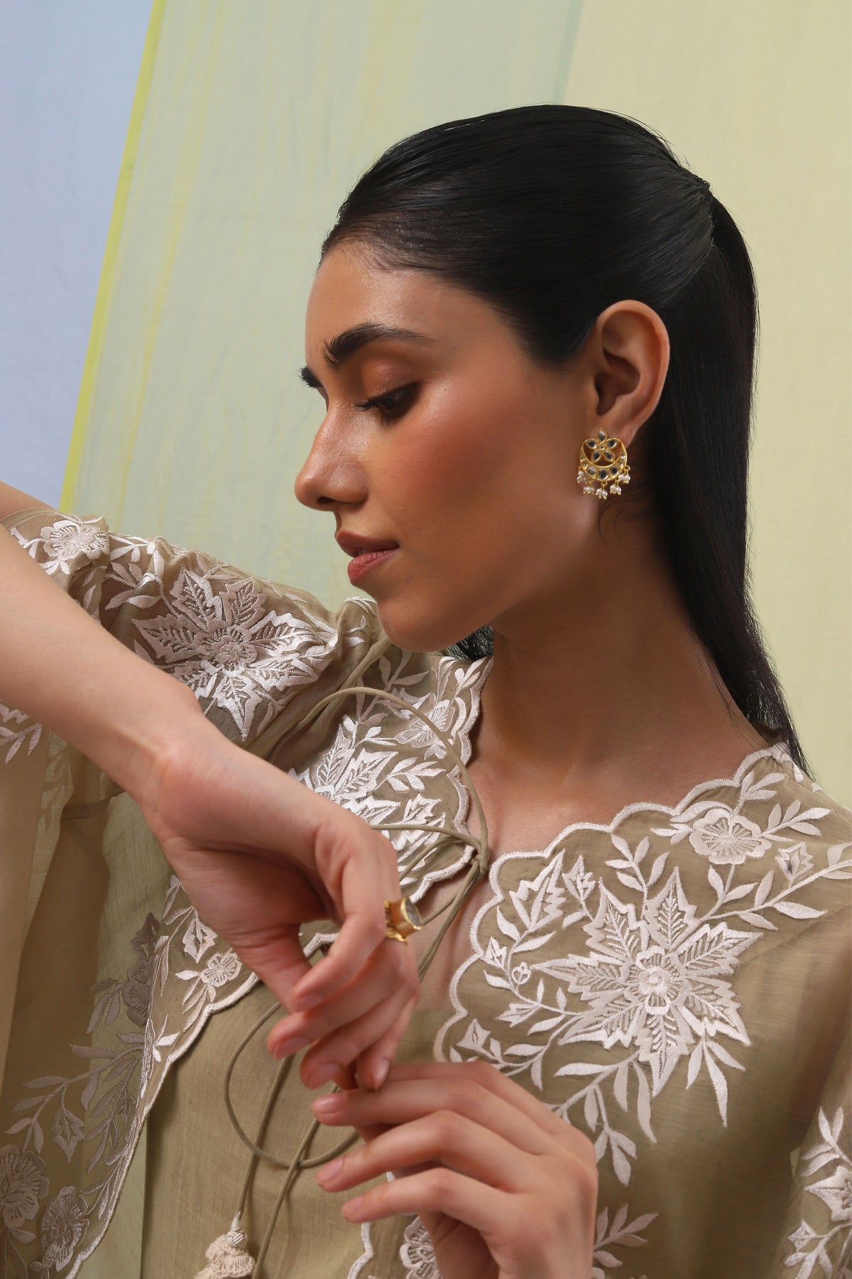 Beige Noya Co-ordinate Set
