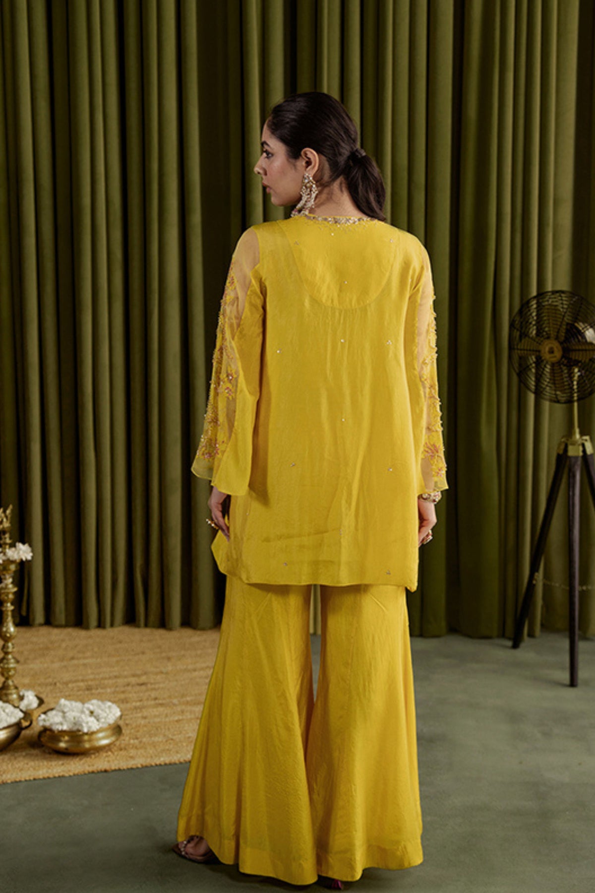 Mango Sharara Set