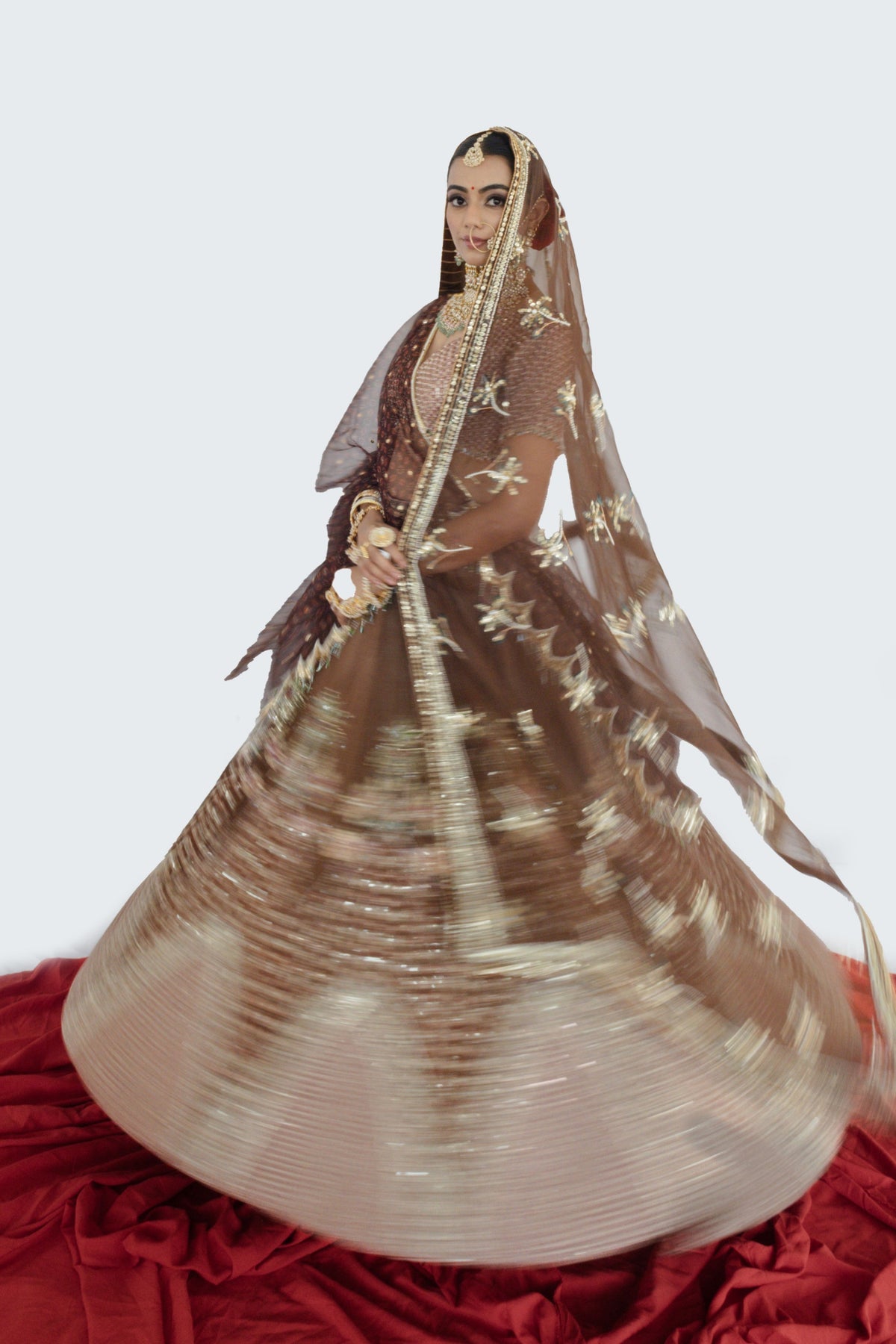 Katha Lehenga Set