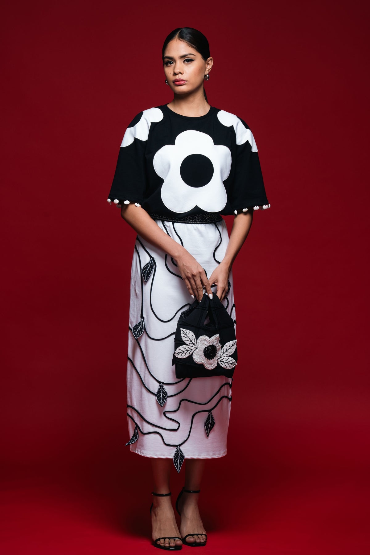 Monochrome Meadow Co-ord Set
