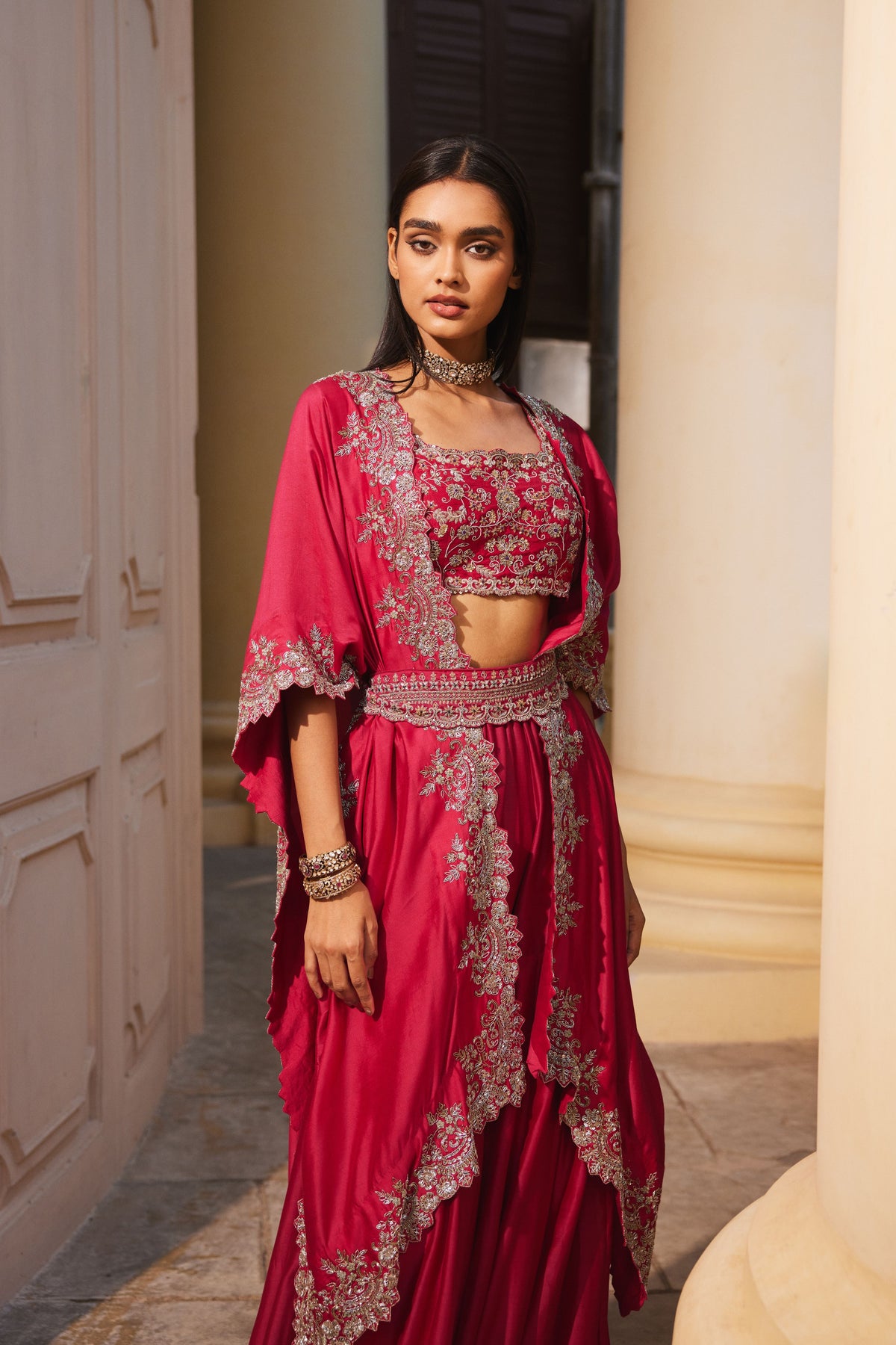Rani Pink Sharara Set