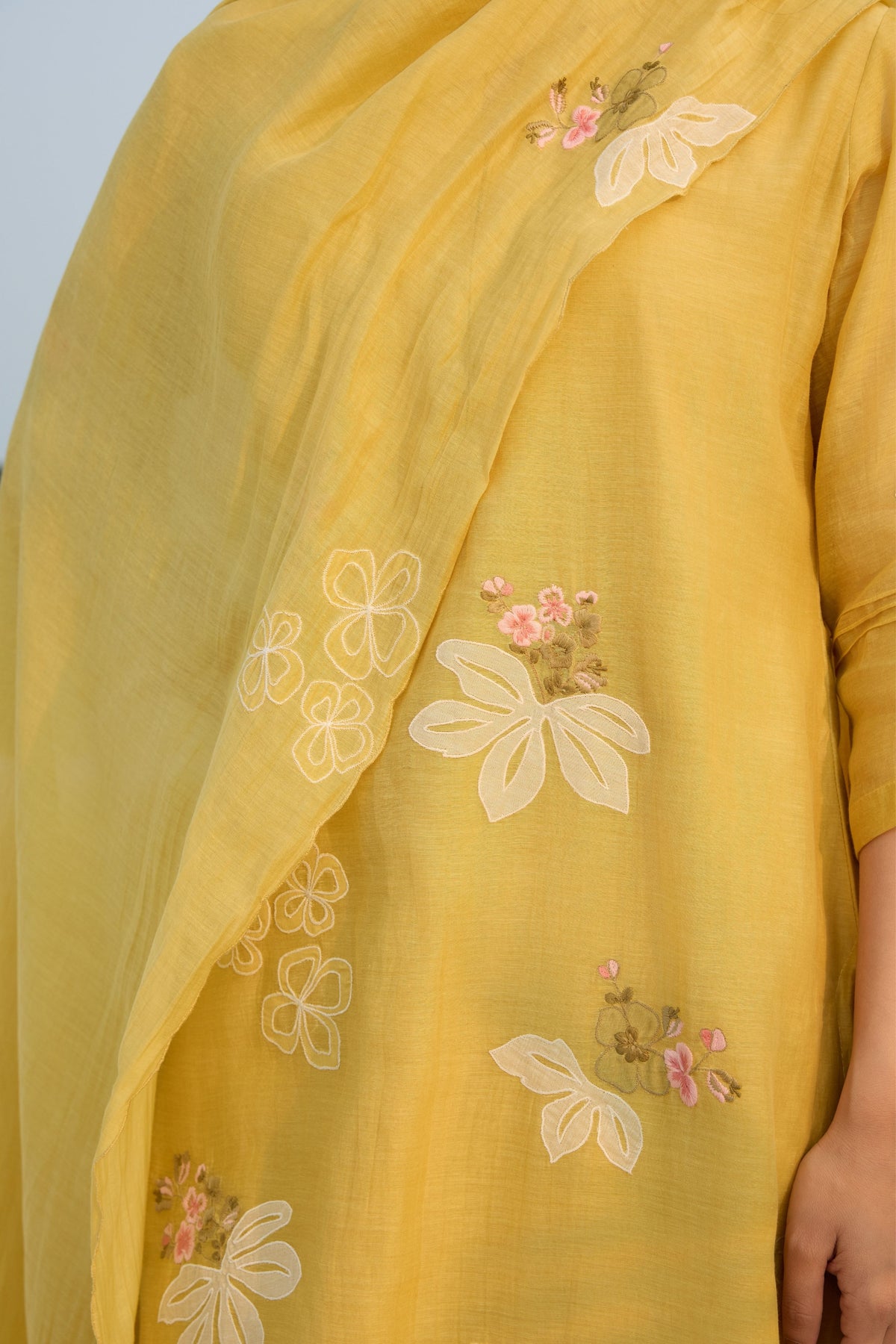 Rue Embroidered Kurta Set