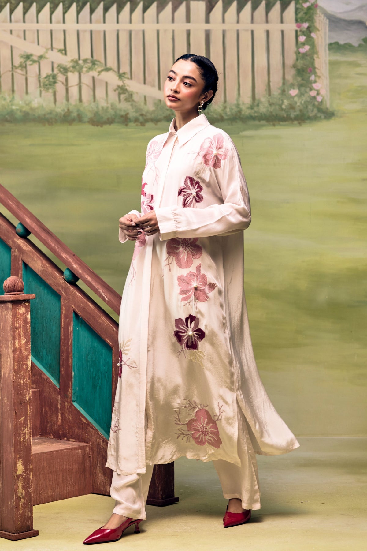 Rose Bloom Relaxed Co-ord Set