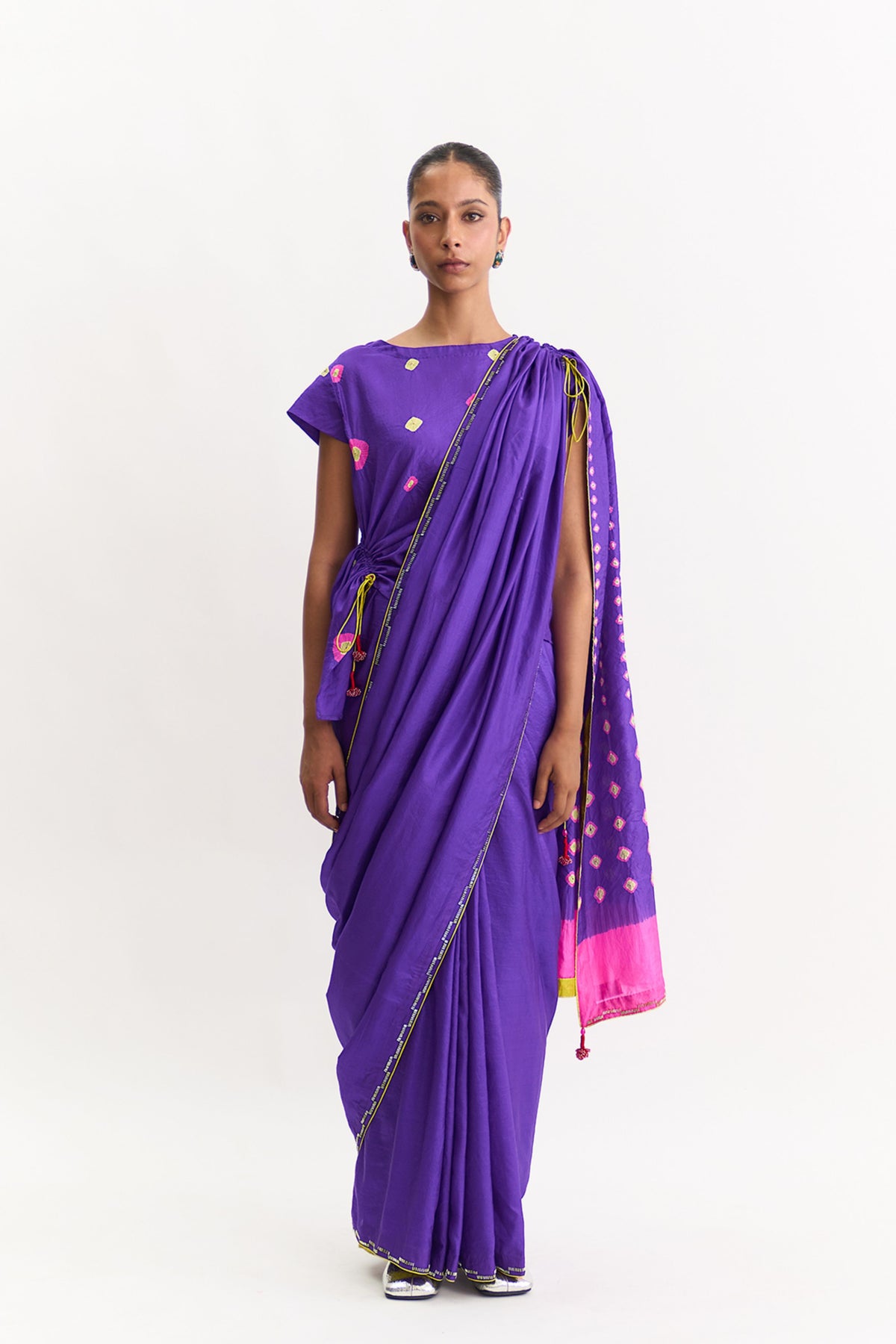 Nova Purple Saree