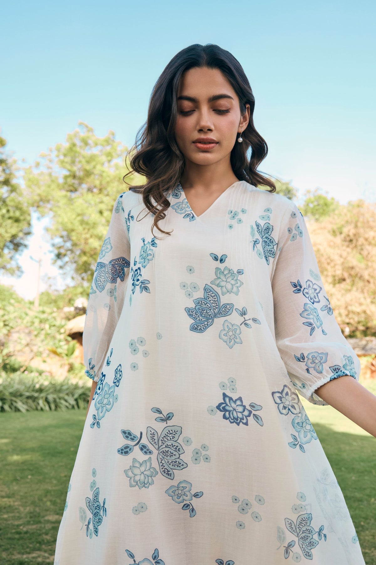 Pearl  Floral Dress