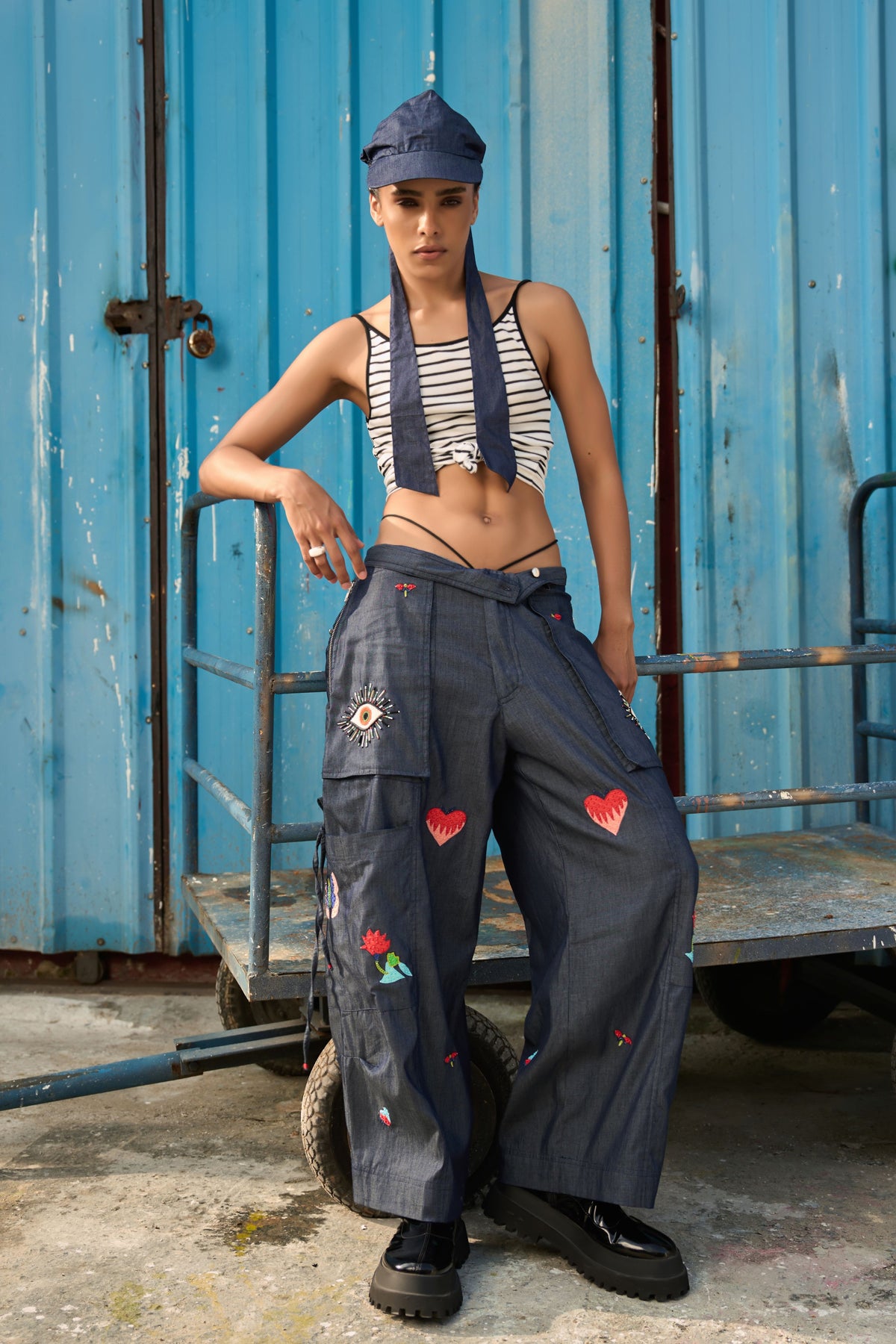 Wide Leg Cargo Pants