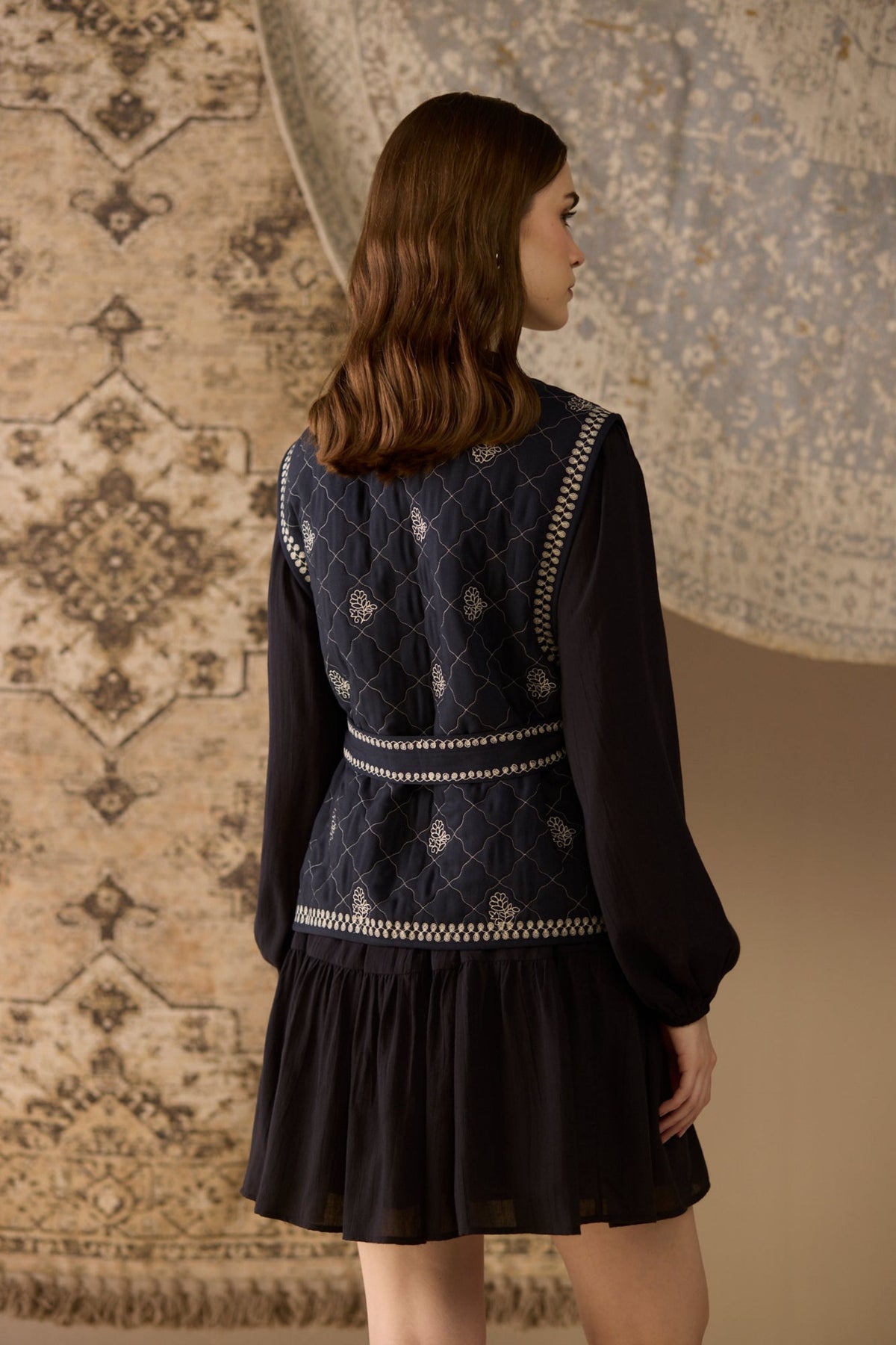 Alice Navy Gilet