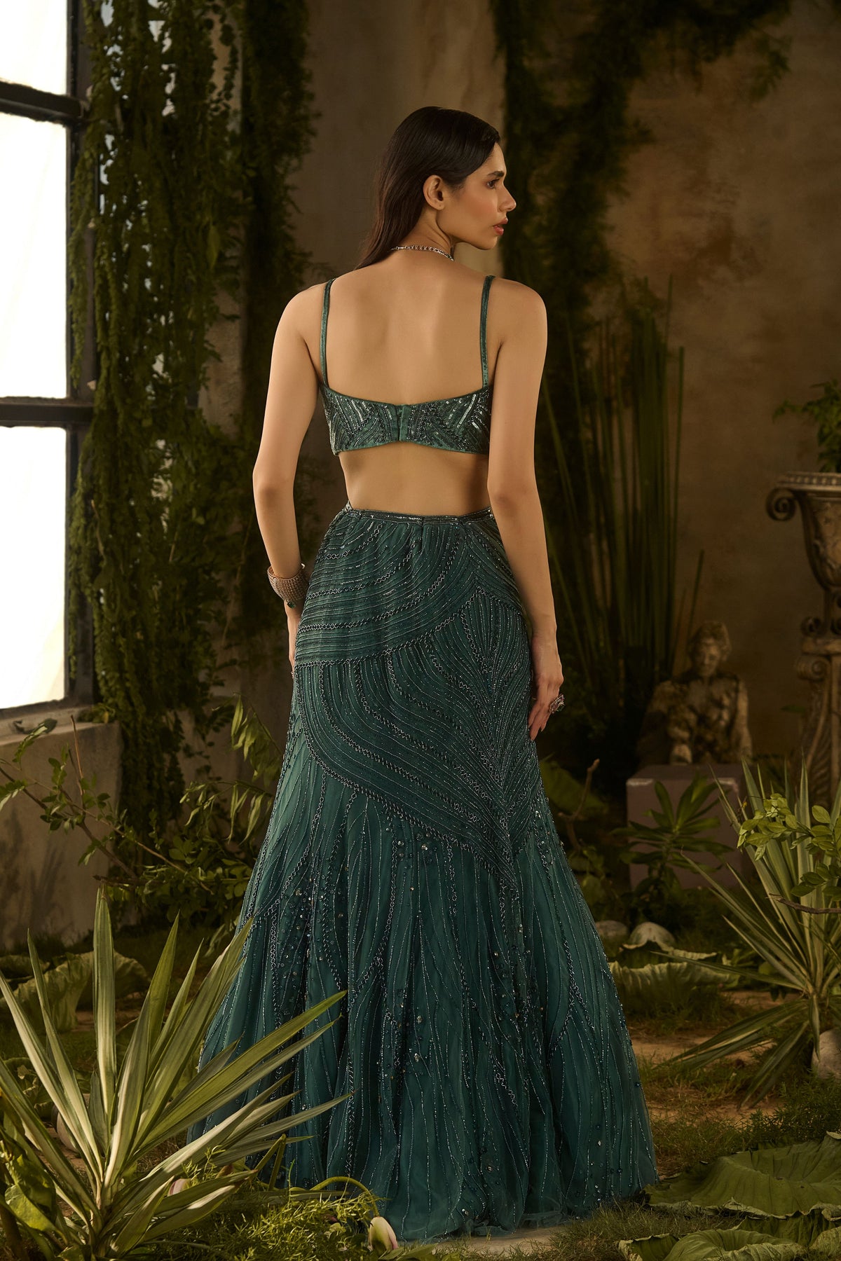 Verdant Charm Lehenga Set
