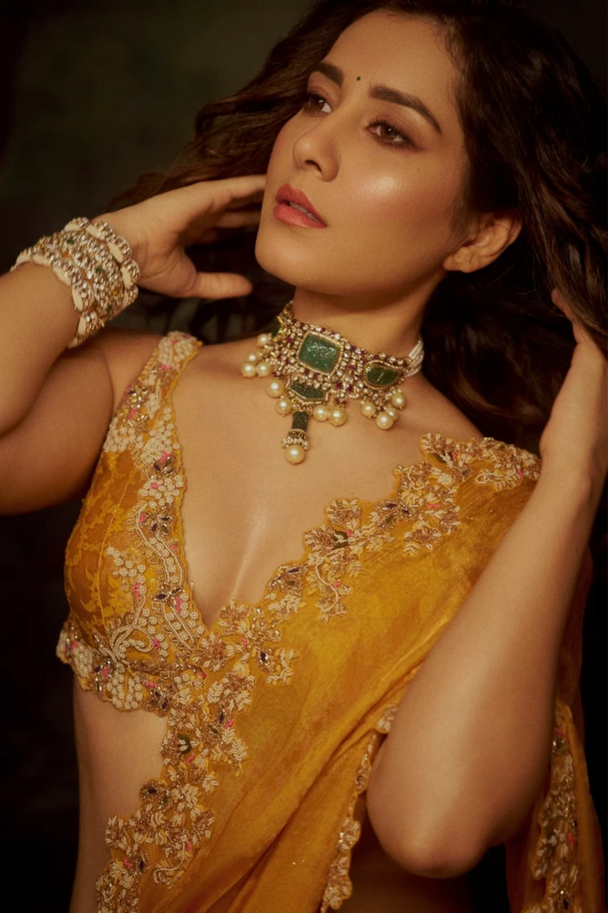 Amaltas Kalidaar Saree Set