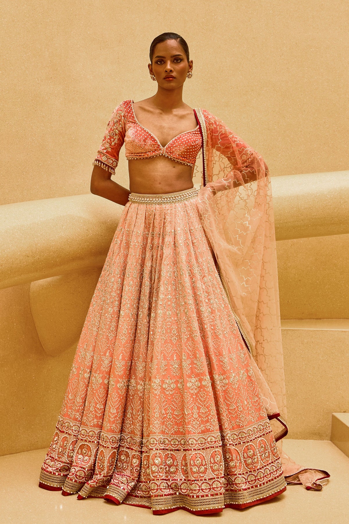 Pink Zuleikha Lehenga Set