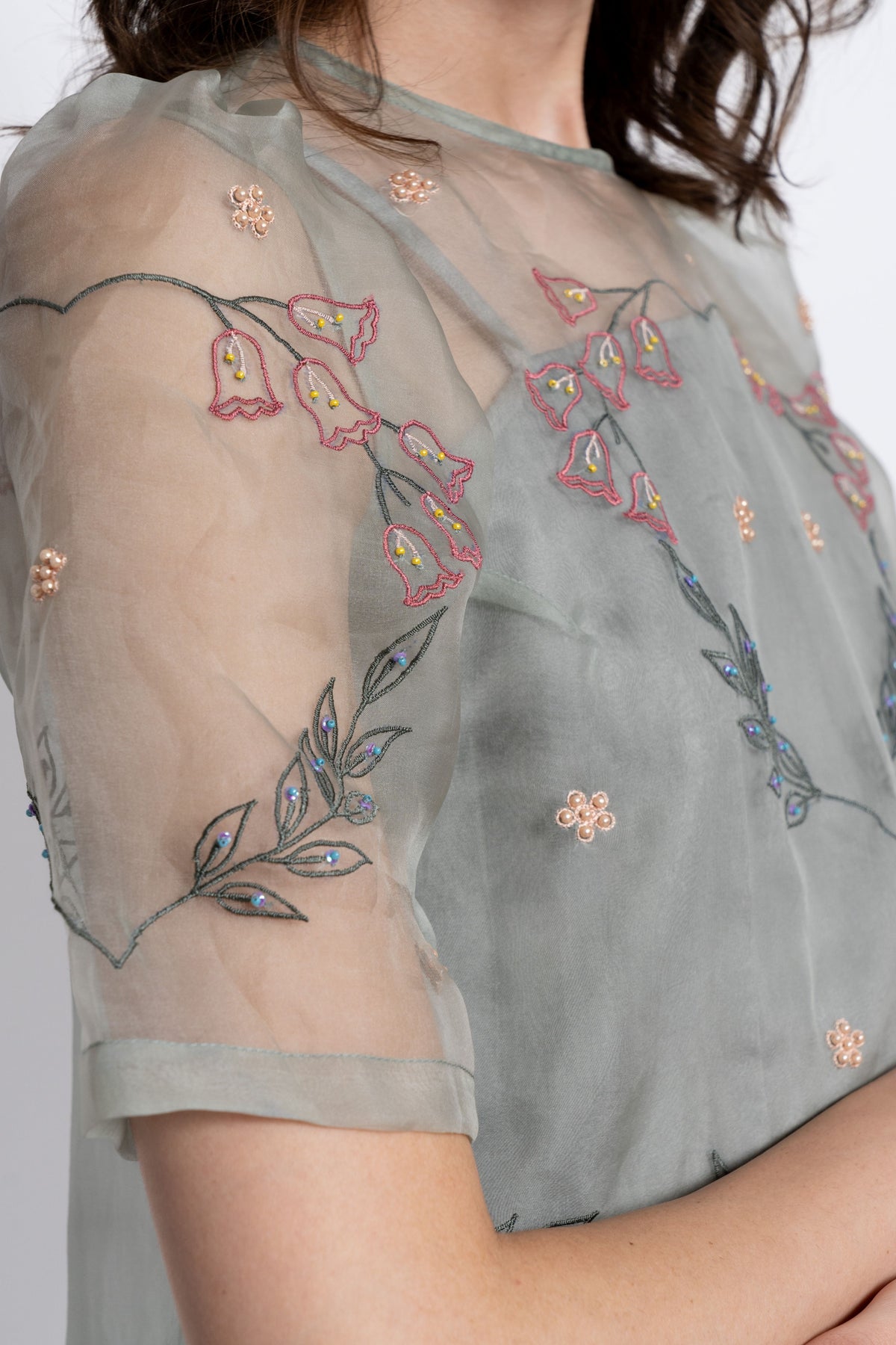 Sage Moonflower Dress