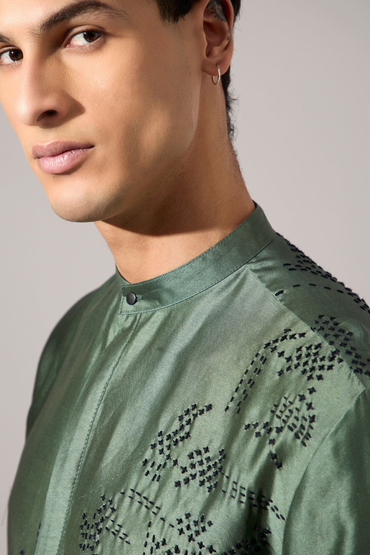 Tyrion Hand Embroidered Kurta Set