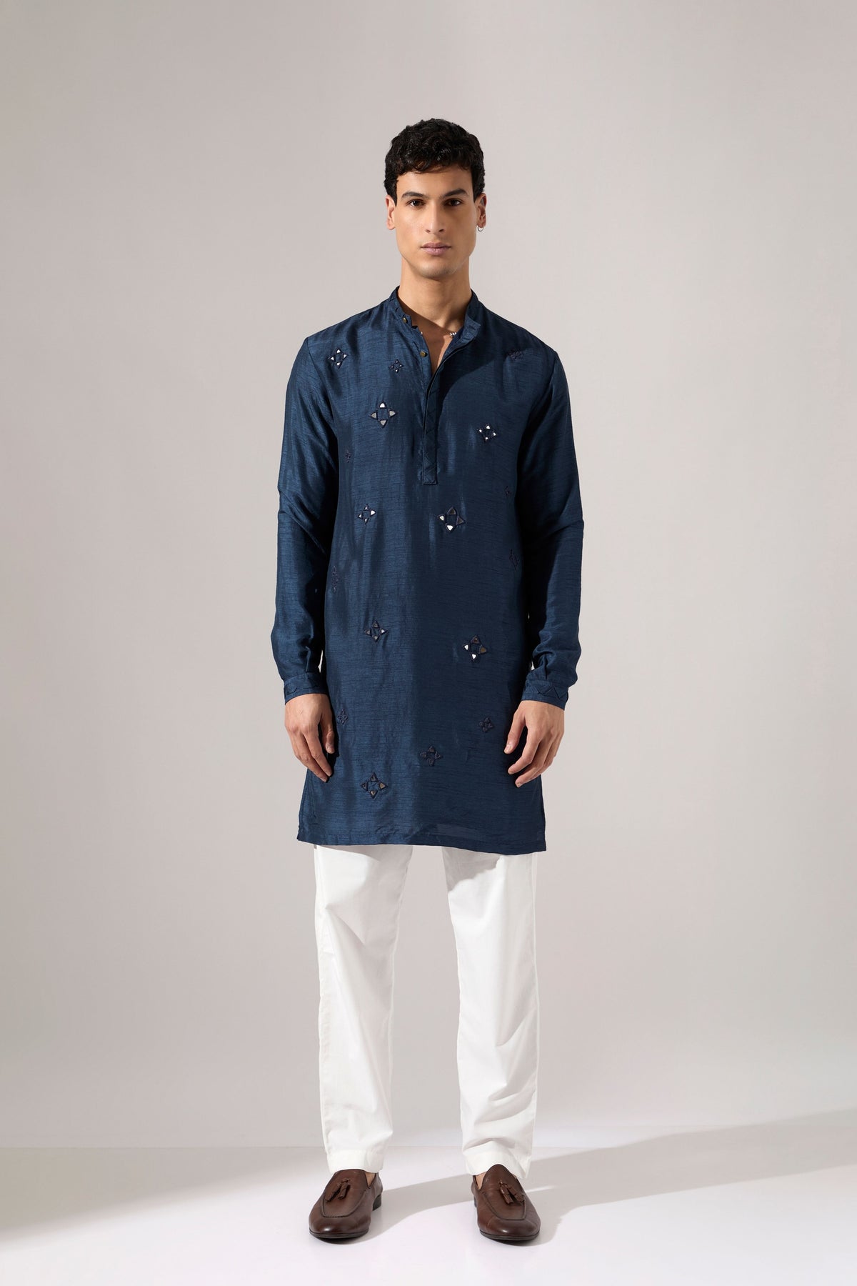 Steven Hand Embroidered Kurta Set