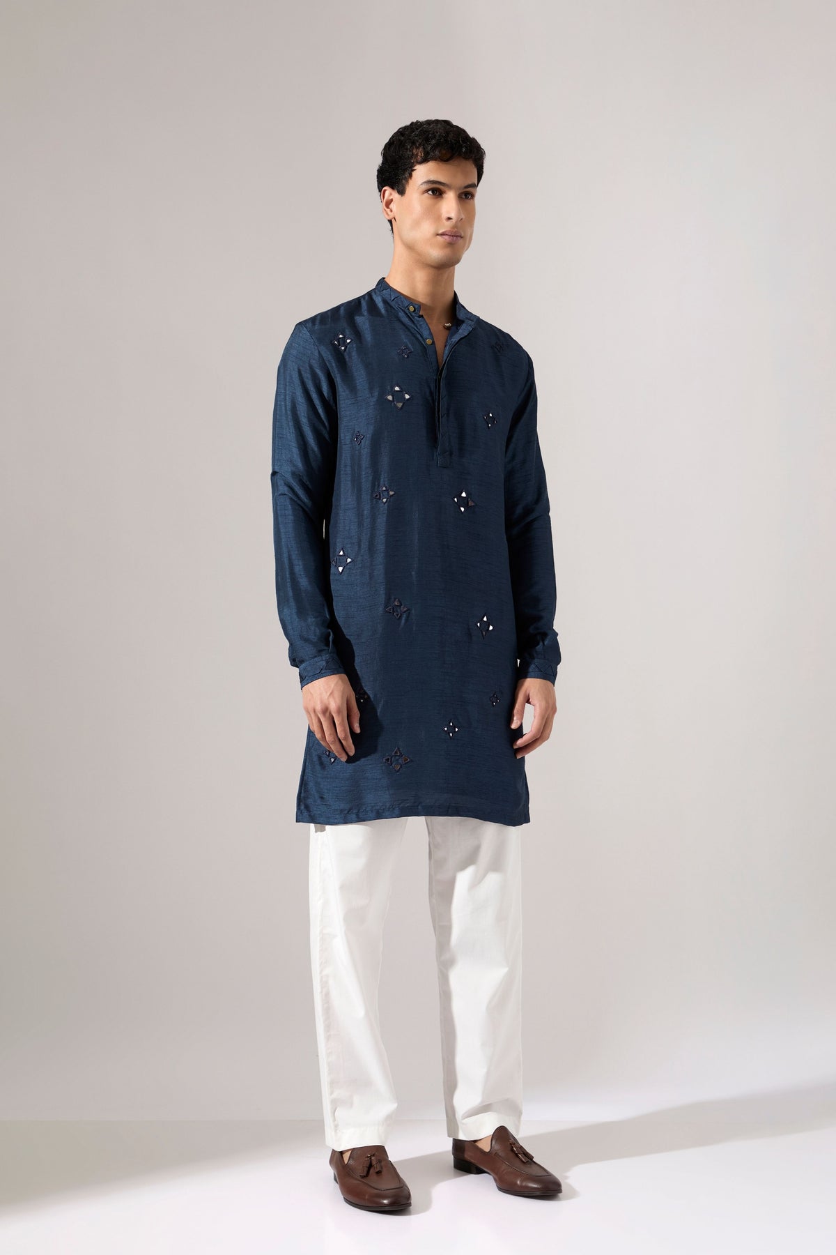 Steven Hand Embroidered Kurta Set