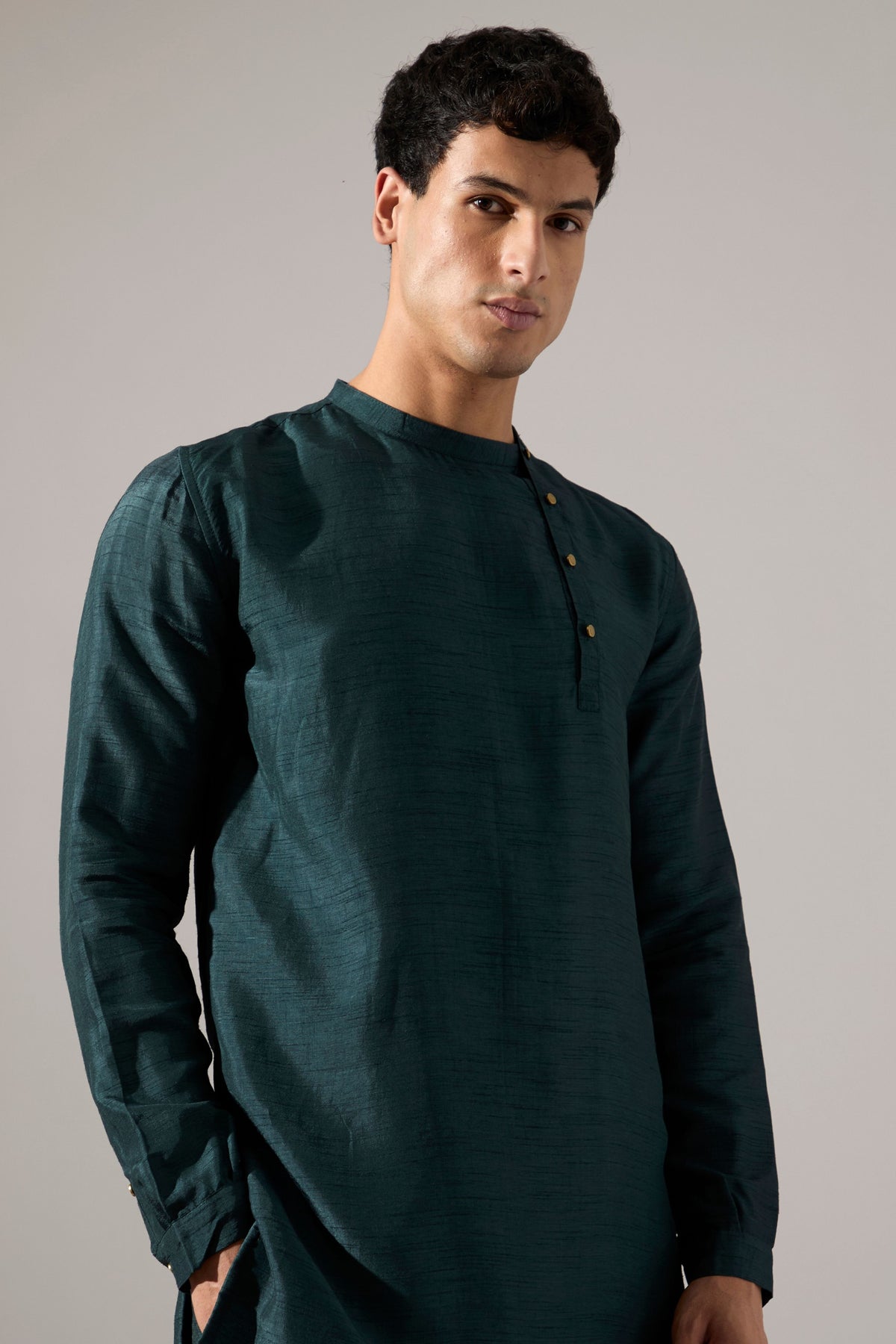 Fisher Asymmetric Kurta Set