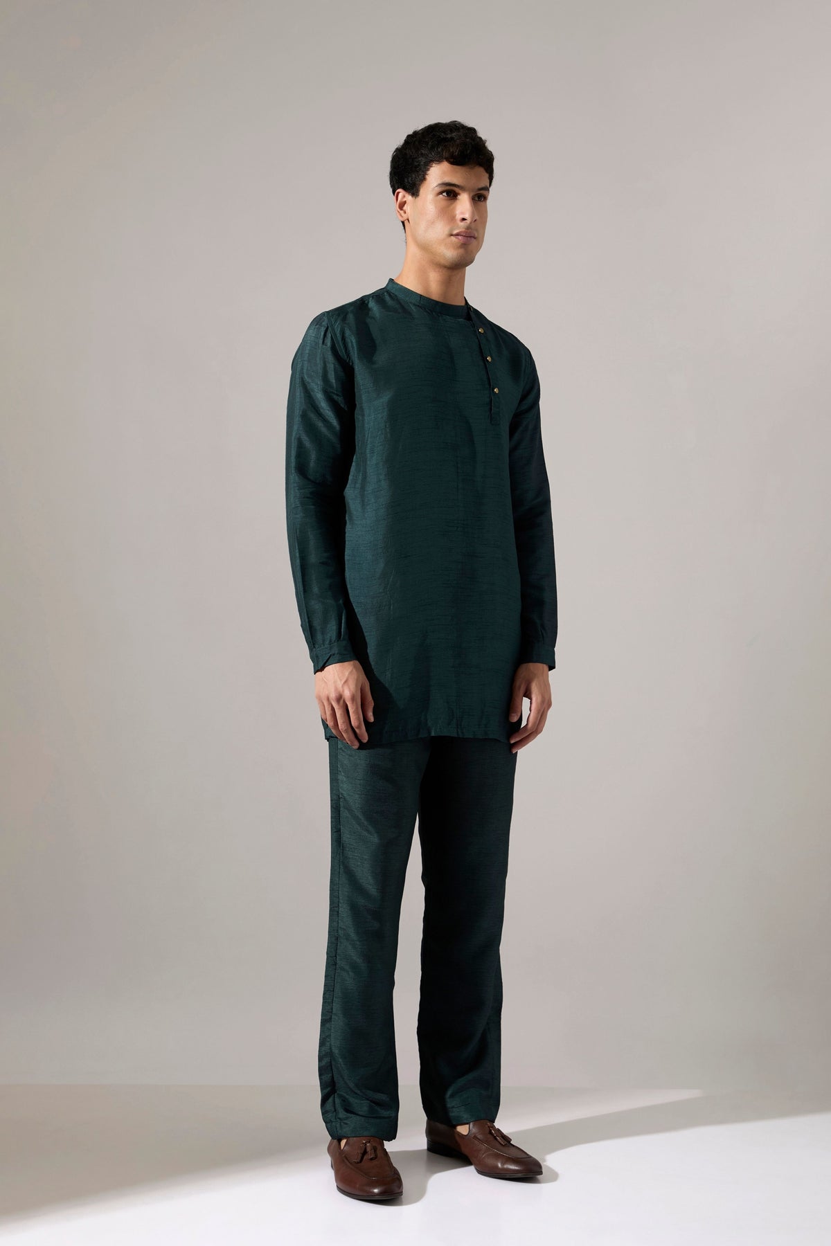 Fisher Asymmetric Kurta Set
