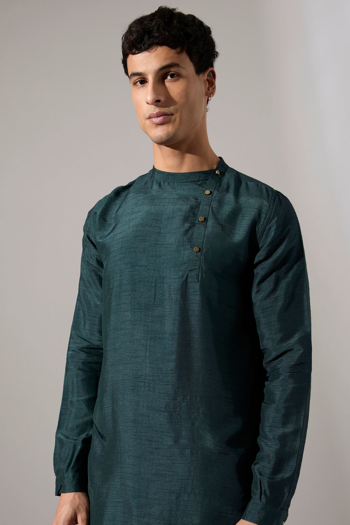 Fisher Asymmetric Kurta Set