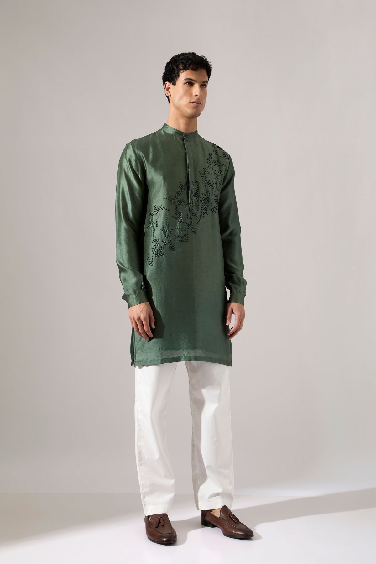 Tyrion Hand Embroidered Kurta Set