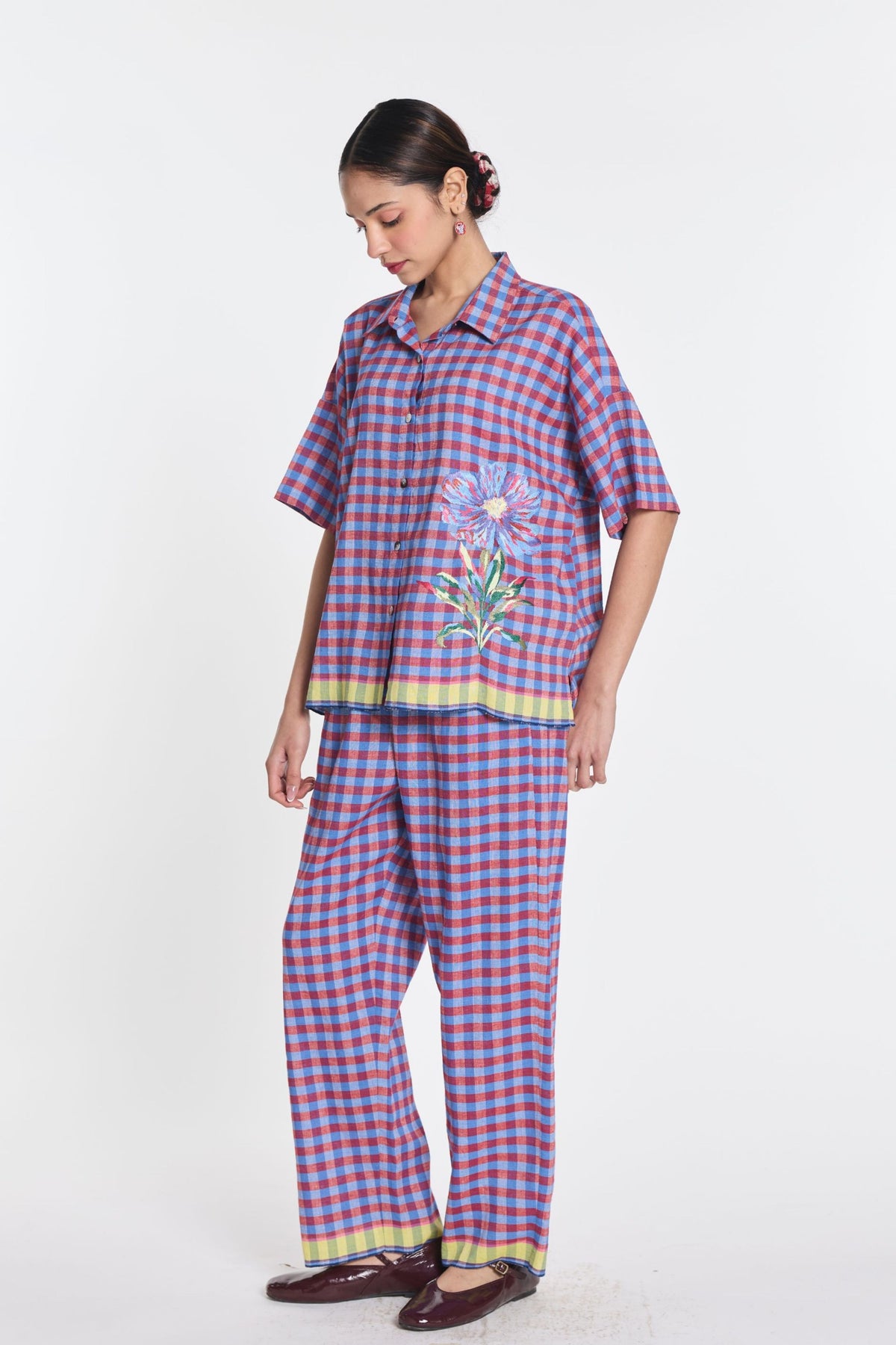 Daffodils Mauve Shirt