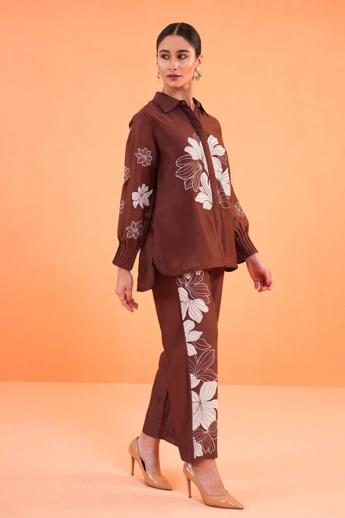 Brown Noir Co-ord Set