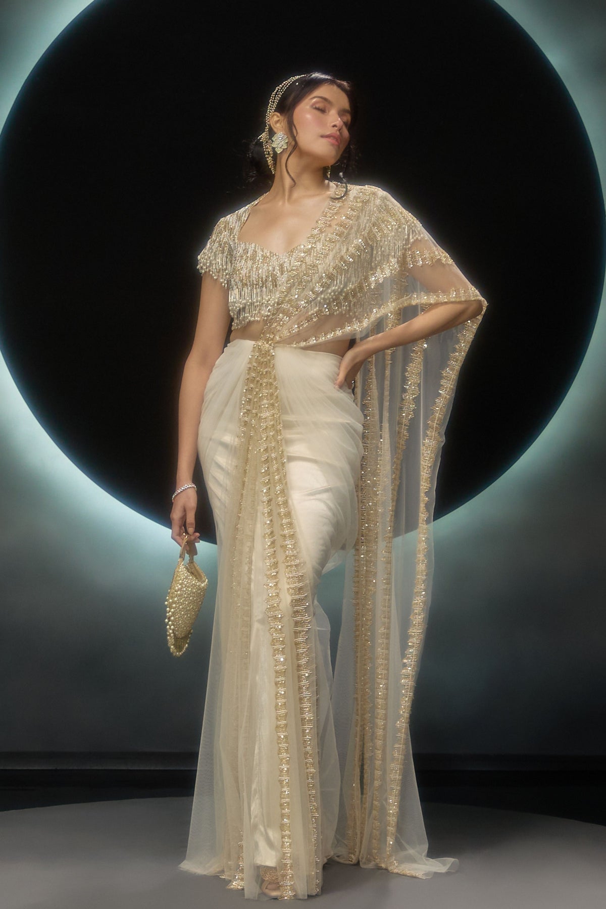 Oreline Draped Saree