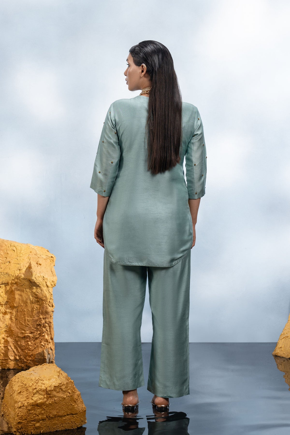 Dusty Aqua Co-Ord Set
