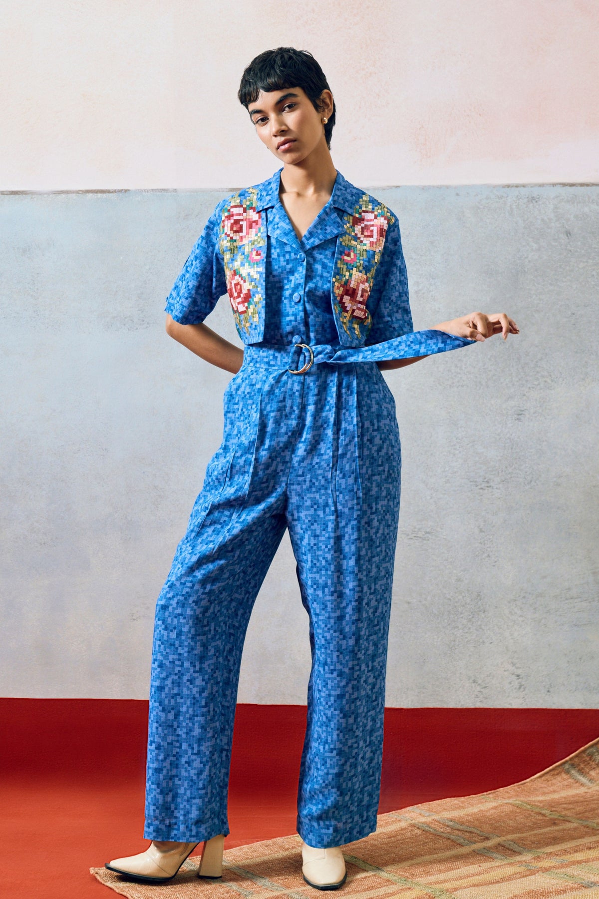 Milos Jumpsuit Blue