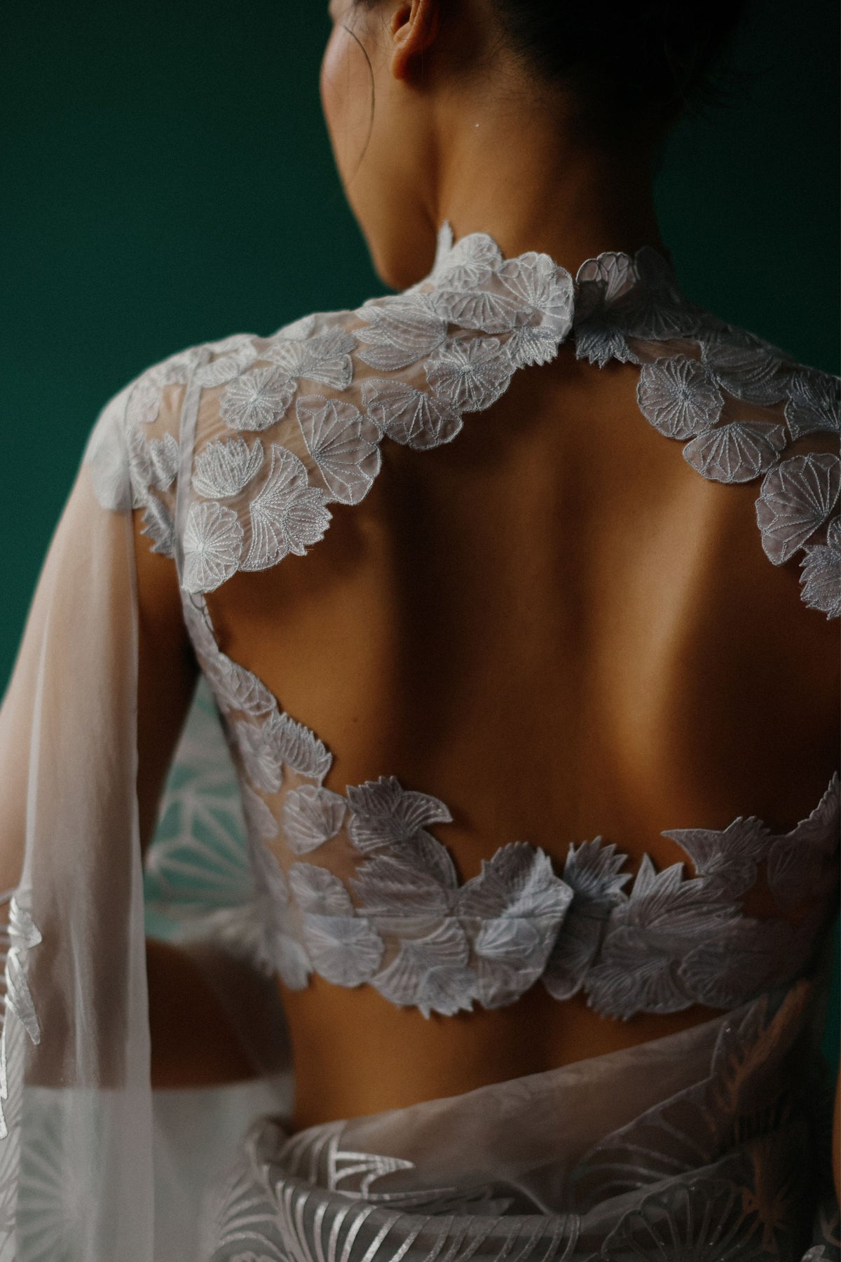 Lace Inspired Embroidered Blouse