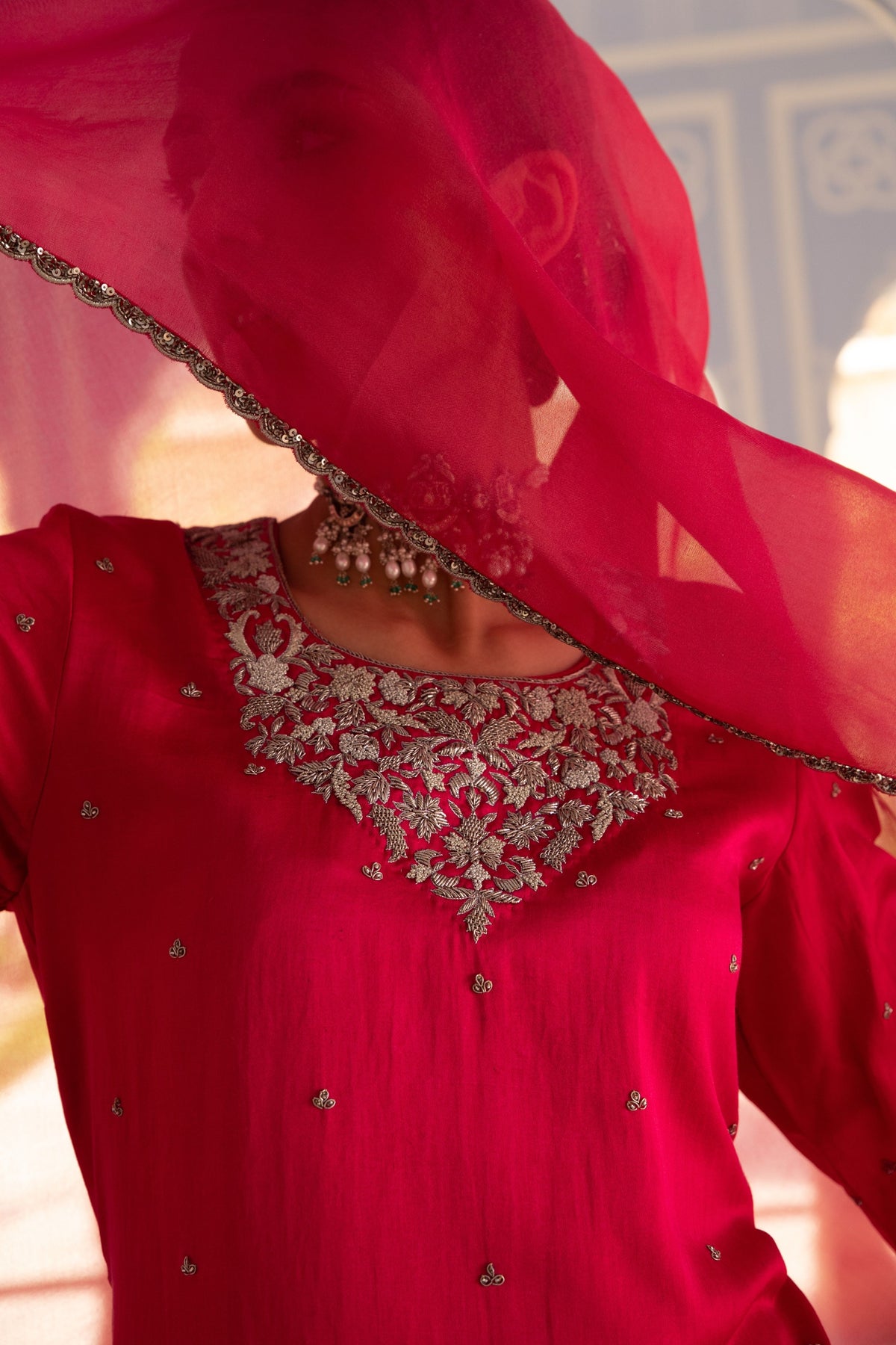 Rani Pink Kurta Set