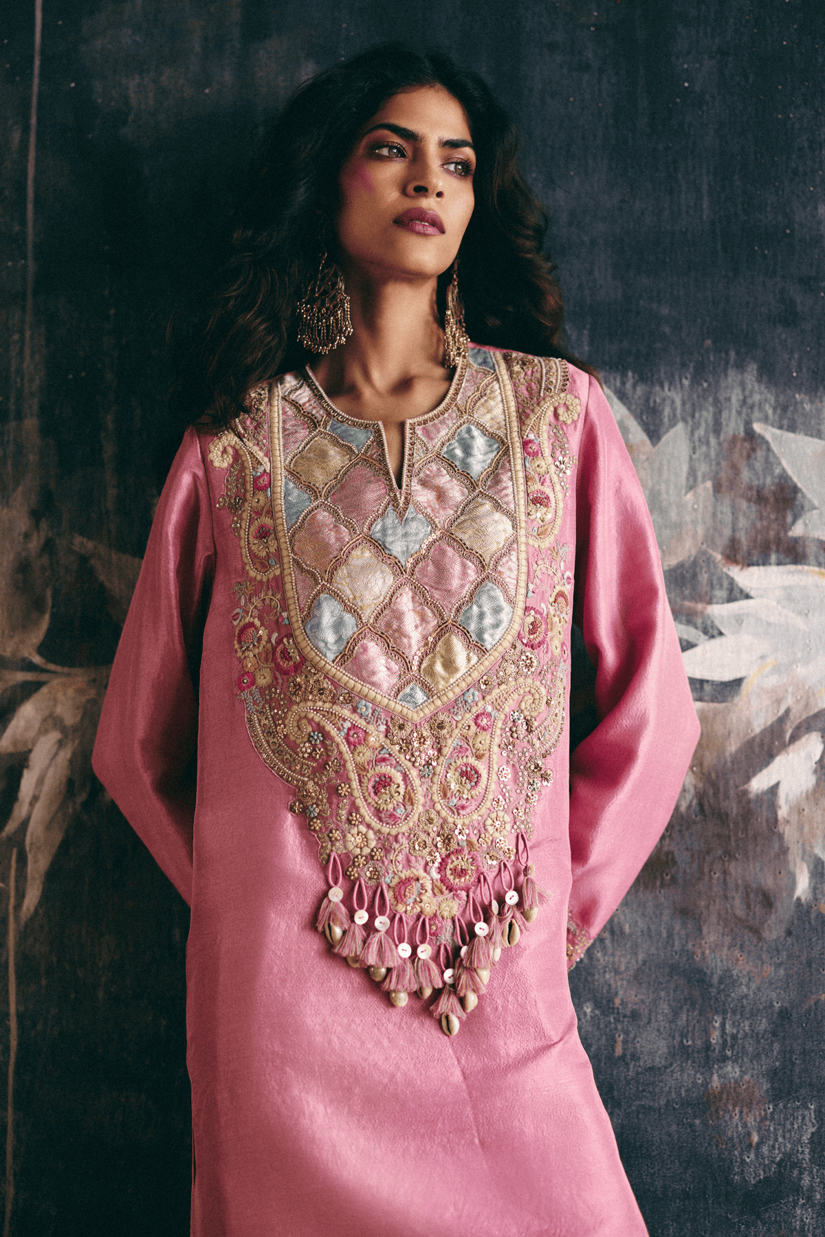 Lilac Short Kurti Set
