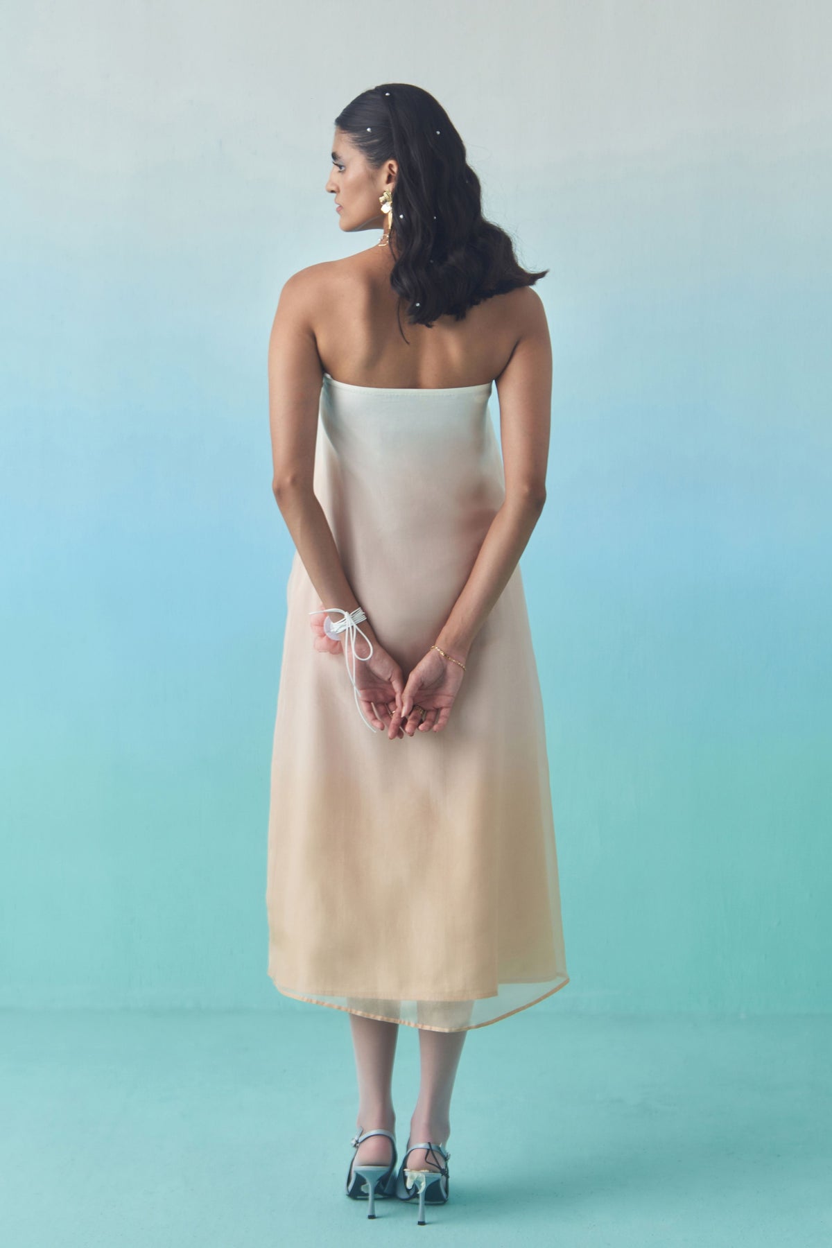 Peach Sorbet Tube Dress