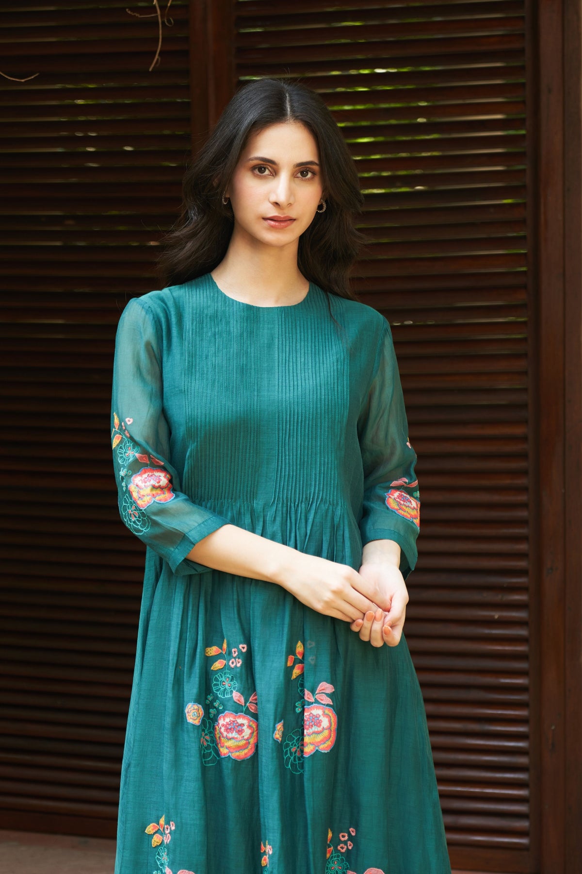 Emerald Floral Kurta