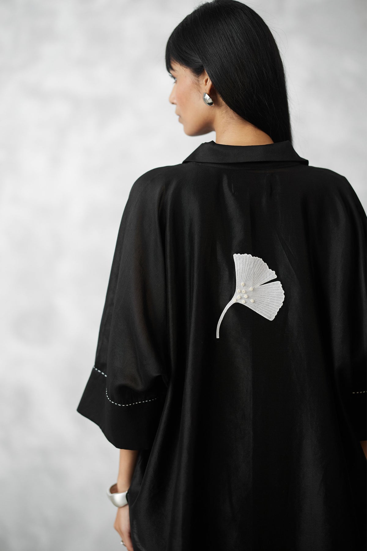 Black Ginkgo Co-ord Set