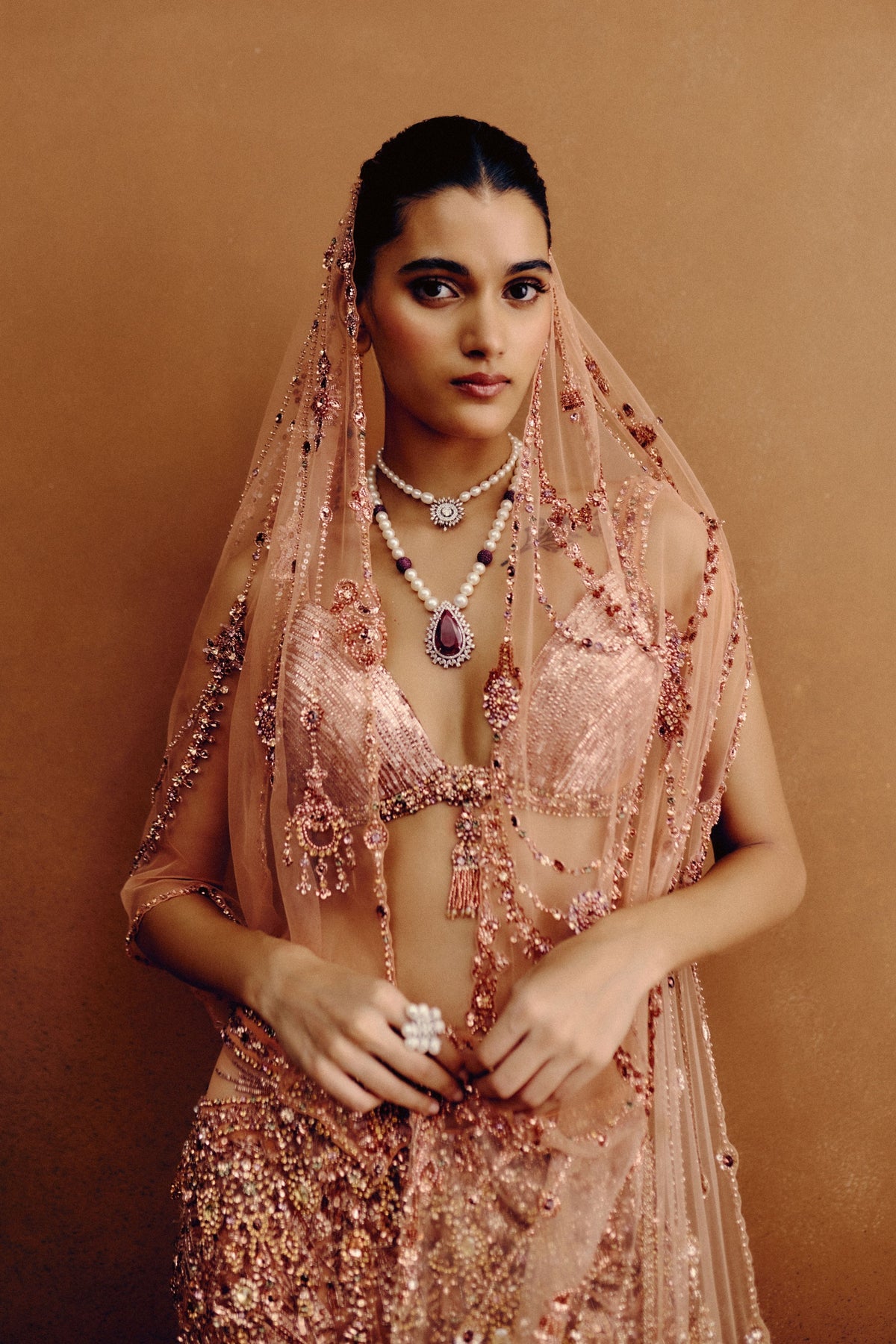 Amberlux Cocktail Lehenga Set