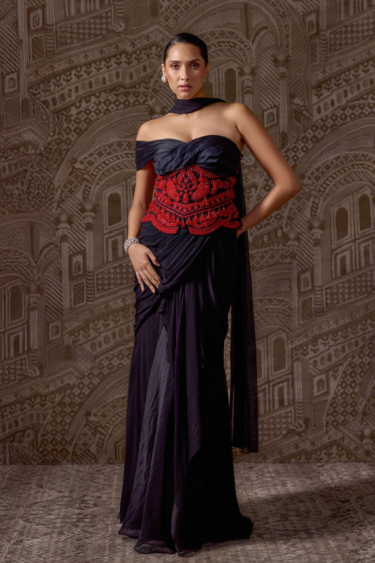 Gilded Saree Set
