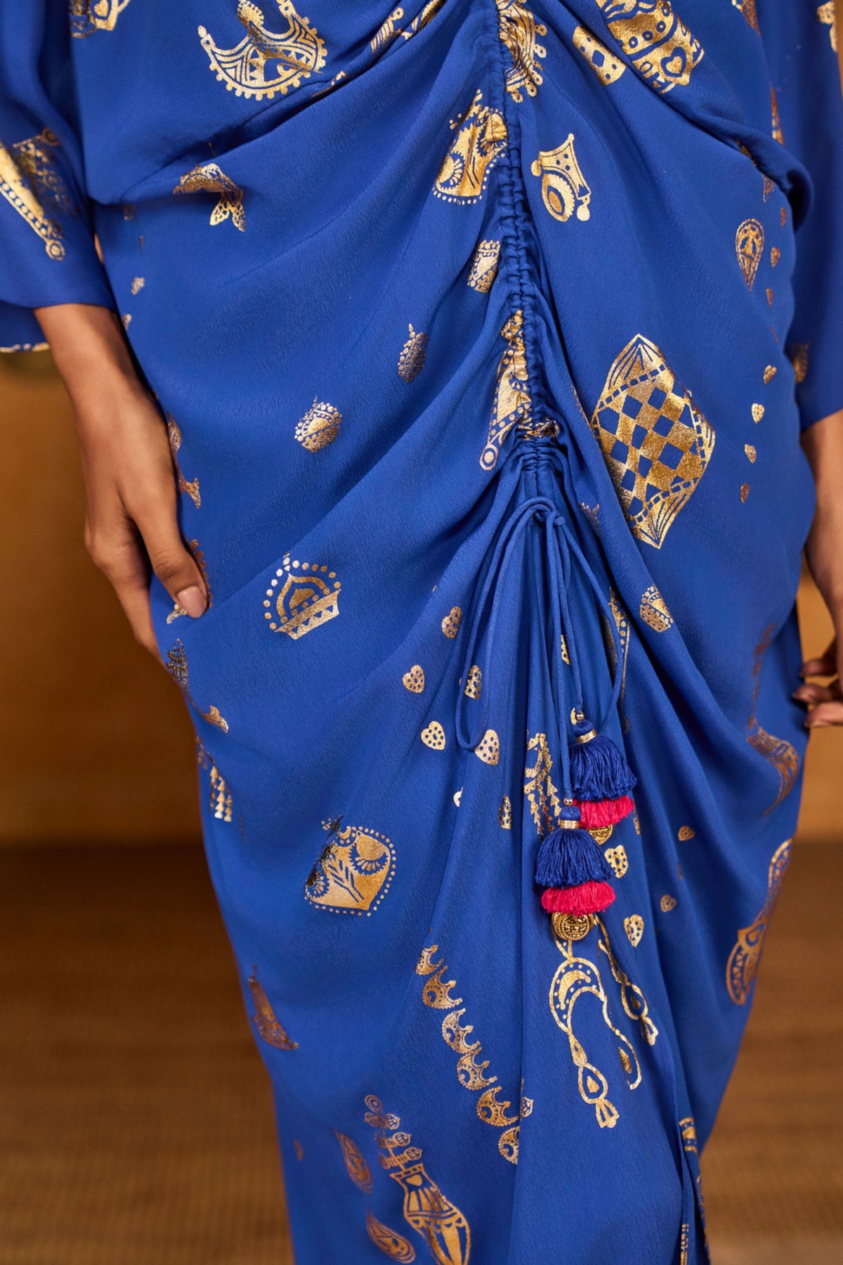 Blue Gilded Folkestone Kaftan