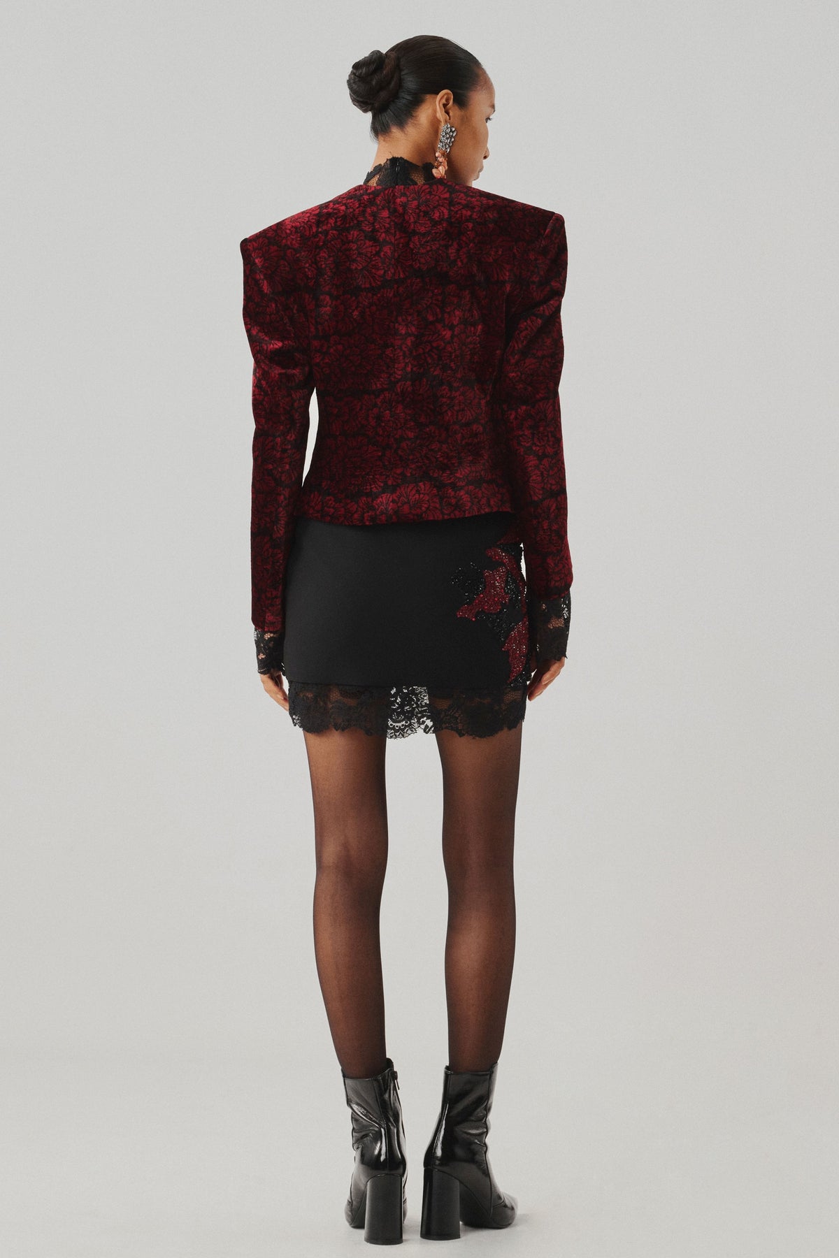 Highland Bloom Ajrakh Jacket